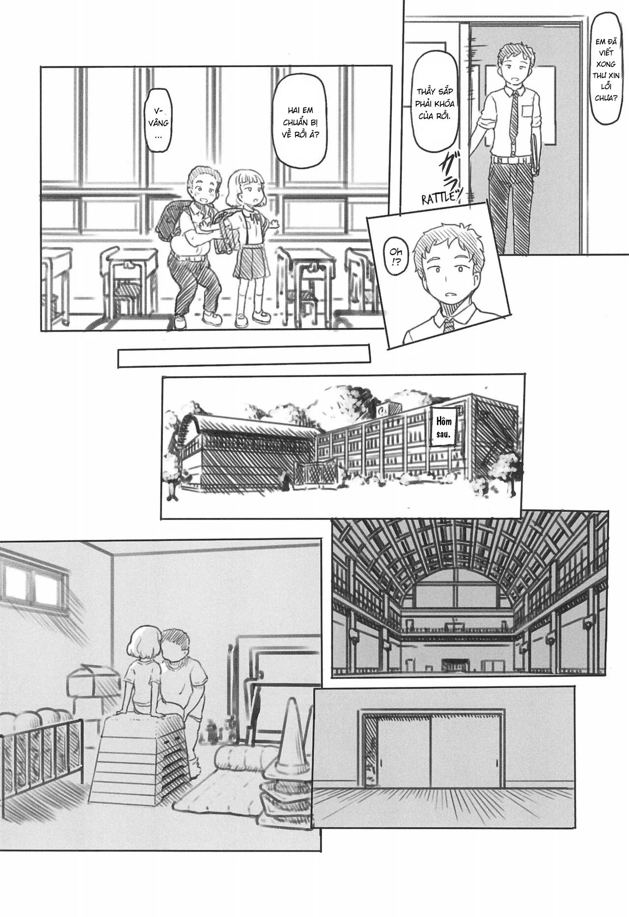 HentaiVN.net - Ảnh 9 - Sử dụng cô bạn chậm phát triển như cái bình chứa tôn [Using A Retarded Little Girl As A Cocksleeve] - Chap 1