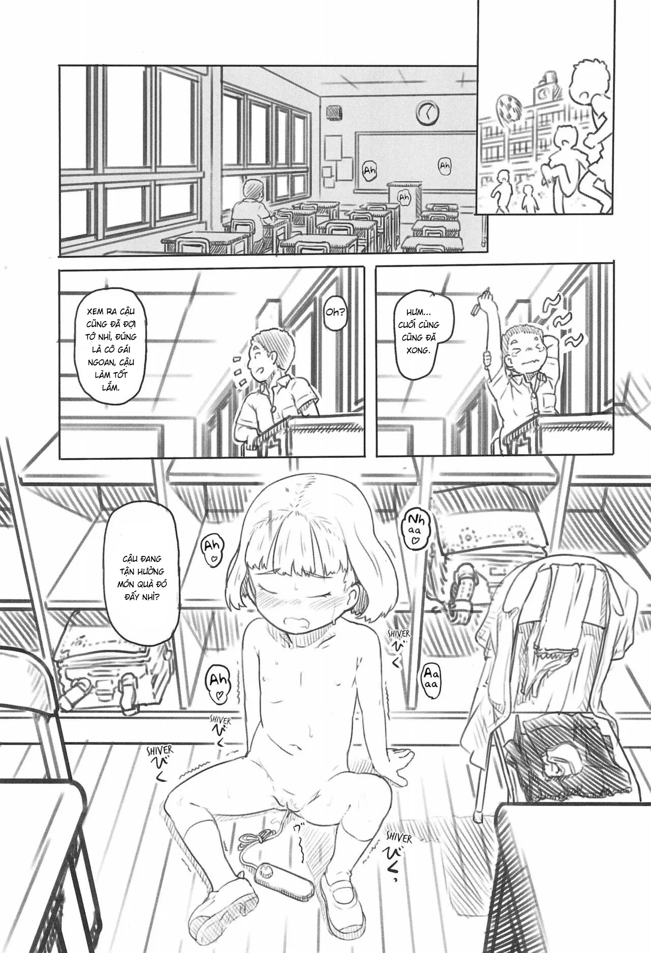 HentaiVN.net - Ảnh 18 - Sử dụng cô bạn chậm phát triển như cái bình chứa tôn [Using A Retarded Little Girl As A Cocksleeve] - Chap 1