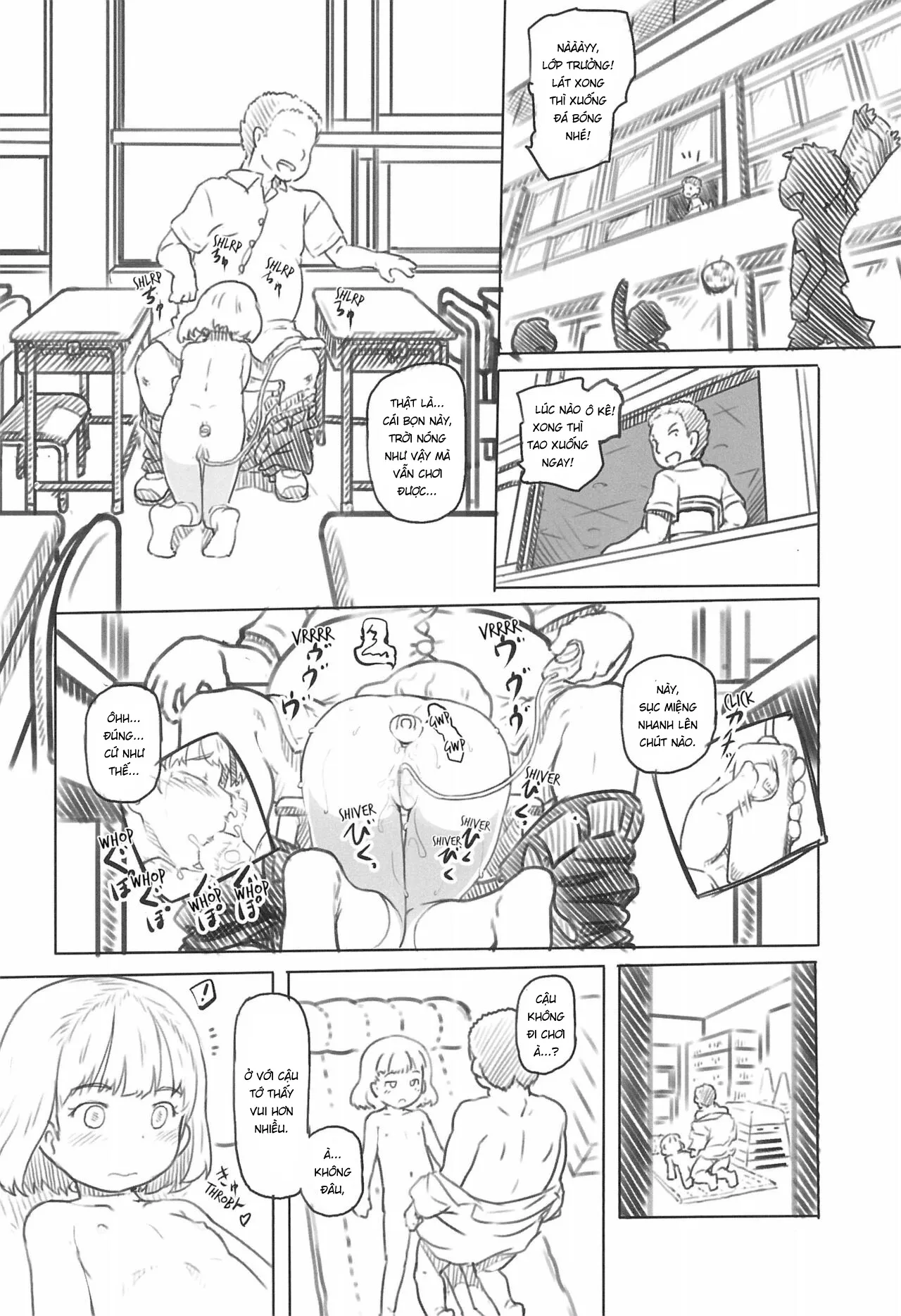 HentaiVN.net - Ảnh 19 - Sử dụng cô bạn chậm phát triển như cái bình chứa tôn [Using A Retarded Little Girl As A Cocksleeve] - Chap 1