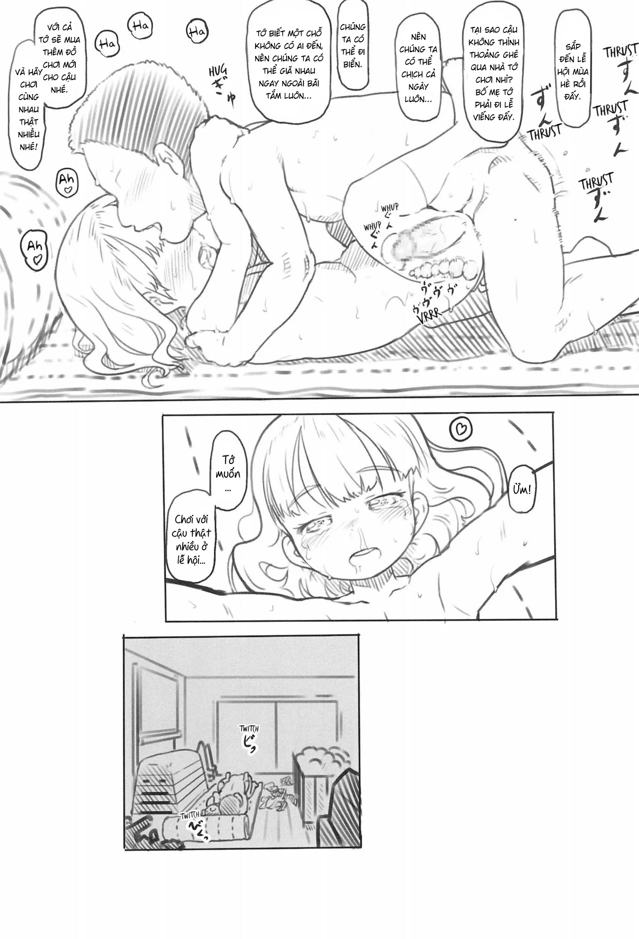 HentaiVN.net - Ảnh 20 - Sử dụng cô bạn chậm phát triển như cái bình chứa tôn [Using A Retarded Little Girl As A Cocksleeve] - Chap 1
