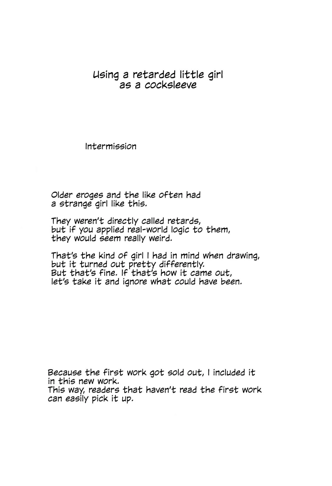 HentaiVN.net - Ảnh 21 - Sử dụng cô bạn chậm phát triển như cái bình chứa tôn [Using A Retarded Little Girl As A Cocksleeve] - Chap 1