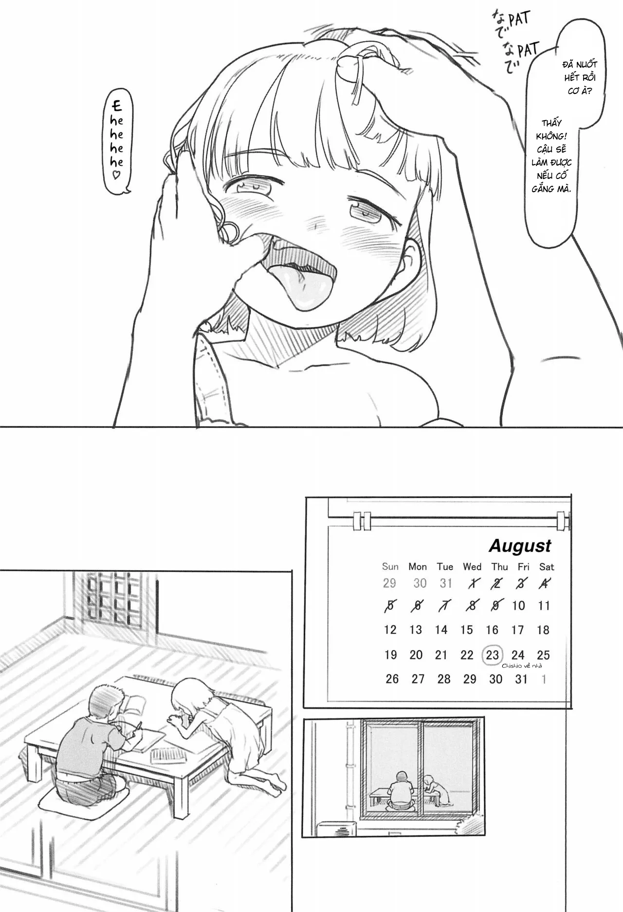 HentaiVN.net - Ảnh 10 - Sử dụng cô bạn chậm phát triển như cái bình chứa tôn [Using A Retarded Little Girl As A Cocksleeve] - Chap 2