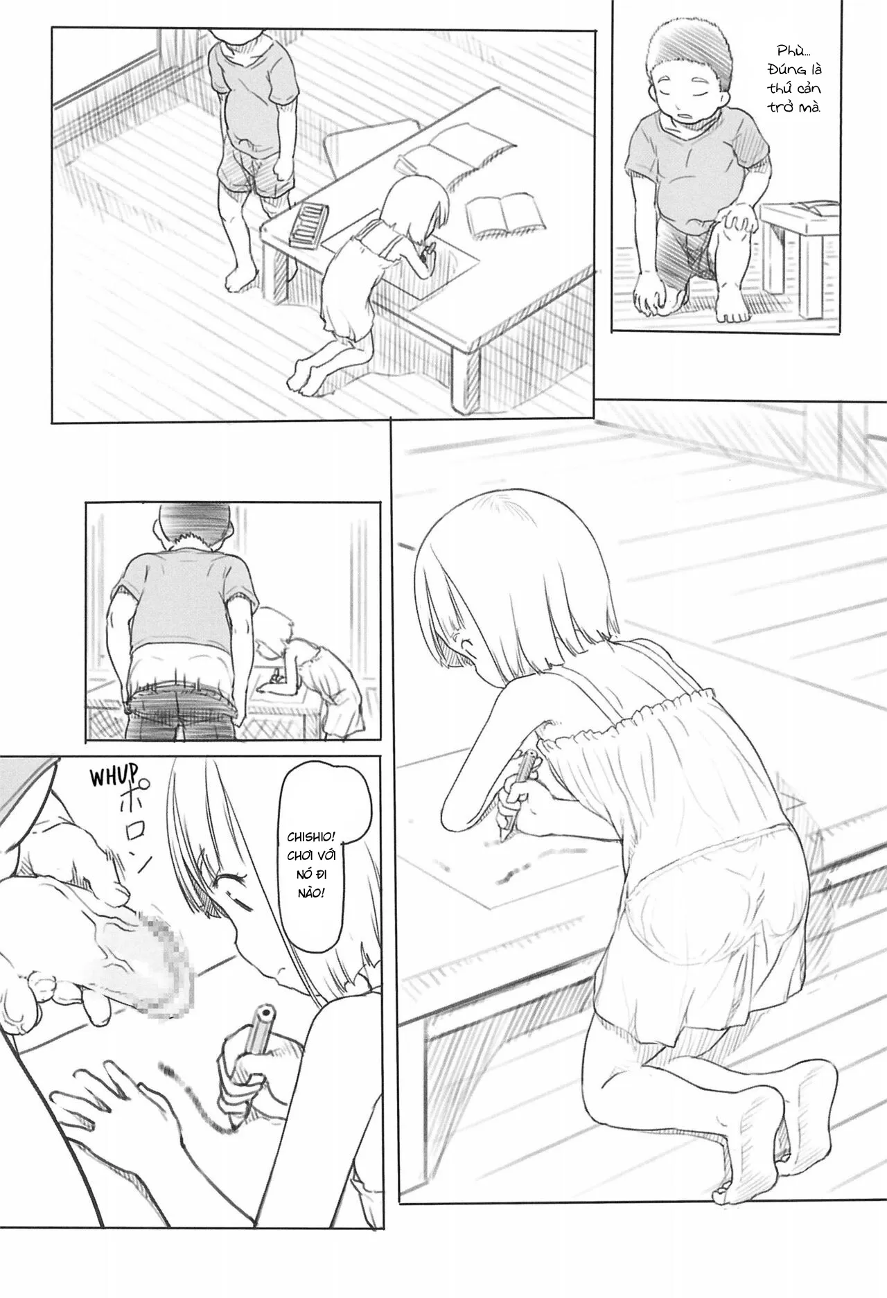 HentaiVN.net - Ảnh 12 - Sử dụng cô bạn chậm phát triển như cái bình chứa tôn [Using A Retarded Little Girl As A Cocksleeve] - Chap 2