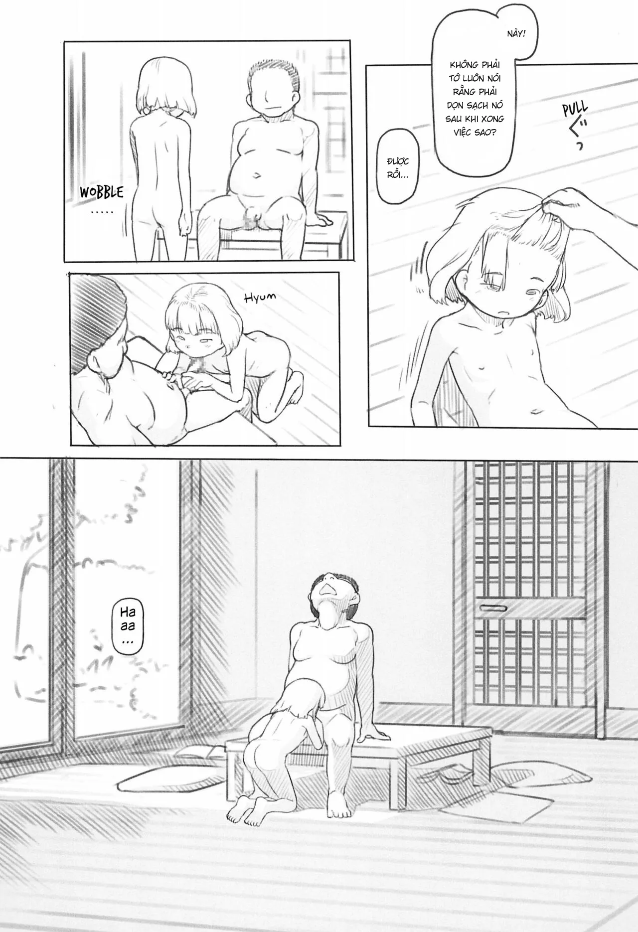 HentaiVN.net - Ảnh 23 - Sử dụng cô bạn chậm phát triển như cái bình chứa tôn [Using A Retarded Little Girl As A Cocksleeve] - Chap 2