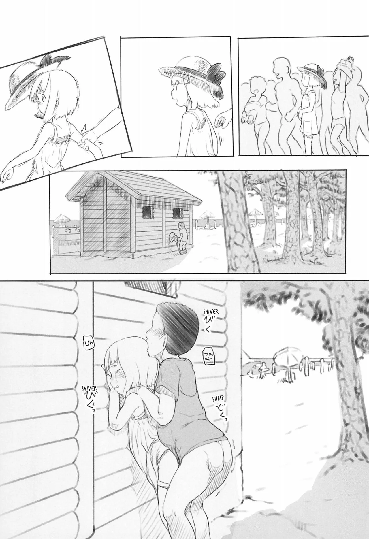 HentaiVN.net - Ảnh 26 - Sử dụng cô bạn chậm phát triển như cái bình chứa tôn [Using A Retarded Little Girl As A Cocksleeve] - Chap 2