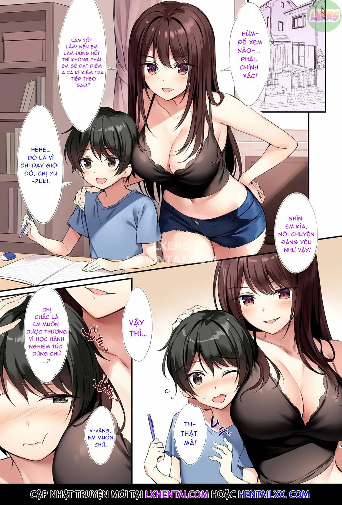 HentaiVN.net - Ảnh 6 - Come Study Together With Yutsuki Onee-Chan [Yutsuki Onee-Chan To Issho Ni Benkyou Shiyo] - Oneshot