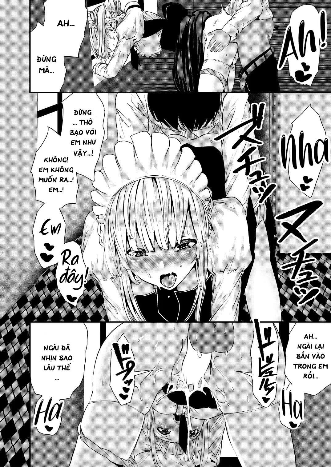 HentaiVN.net - Ảnh 15 - Thắm đượm tình yêu cùng cặp hầu gái. [Deredere Maid to Tsuntsun Maid Shikotama Ecchi, Lots Of Lewd Loving With Both My Warm And Cold Maids] - Oneshot