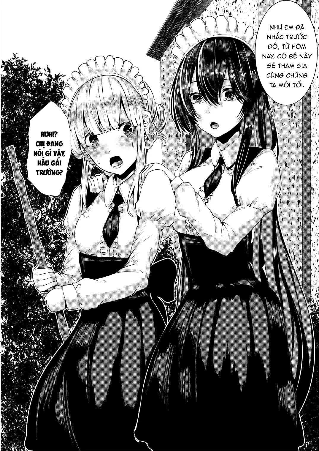 HentaiVN.net - Ảnh 7 - Thắm đượm tình yêu cùng cặp hầu gái. [Deredere Maid to Tsuntsun Maid Shikotama Ecchi, Lots Of Lewd Loving With Both My Warm And Cold Maids] - Oneshot