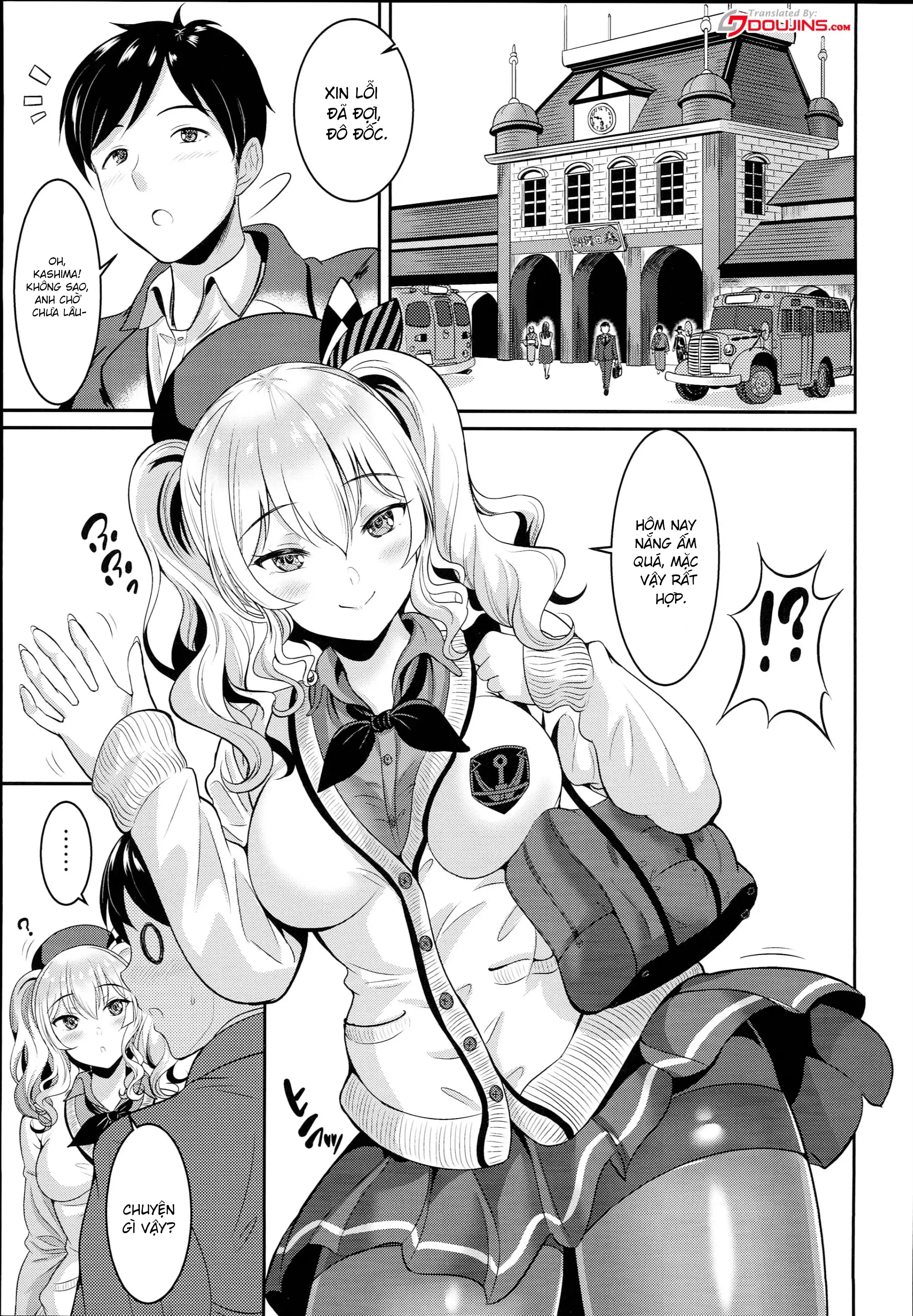 HentaiVN.net - Ảnh 6 - JK Seifuku Kashima-san (Kantai Collection -KanColle-) [JK制服鹿島さん (艦隊これくしょん -艦これ-)] - Oneshot