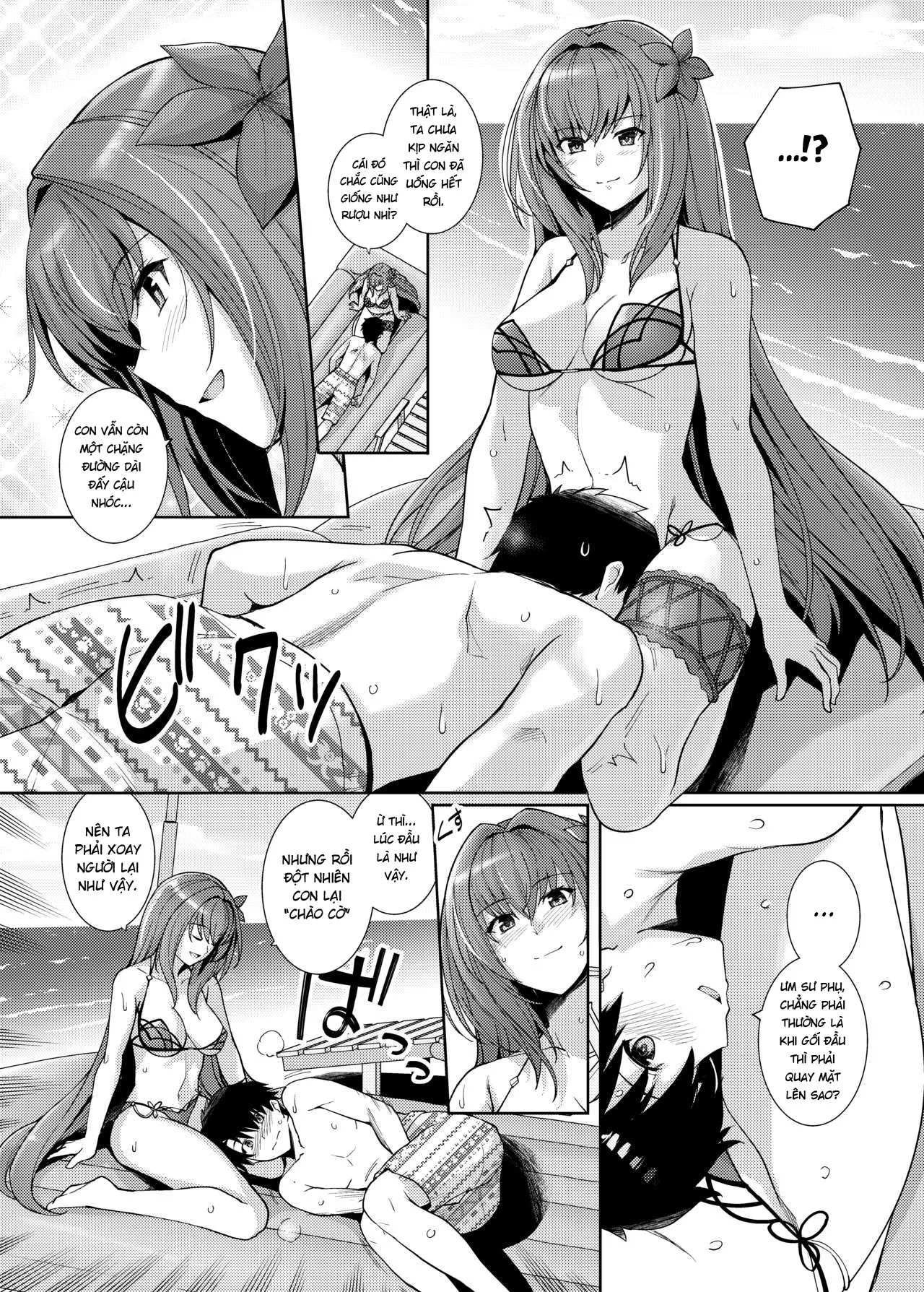 HentaiVN.net - Ảnh 6 - Mizugi Shishou to Koibito Ecchi Suru Hon - Bản có che