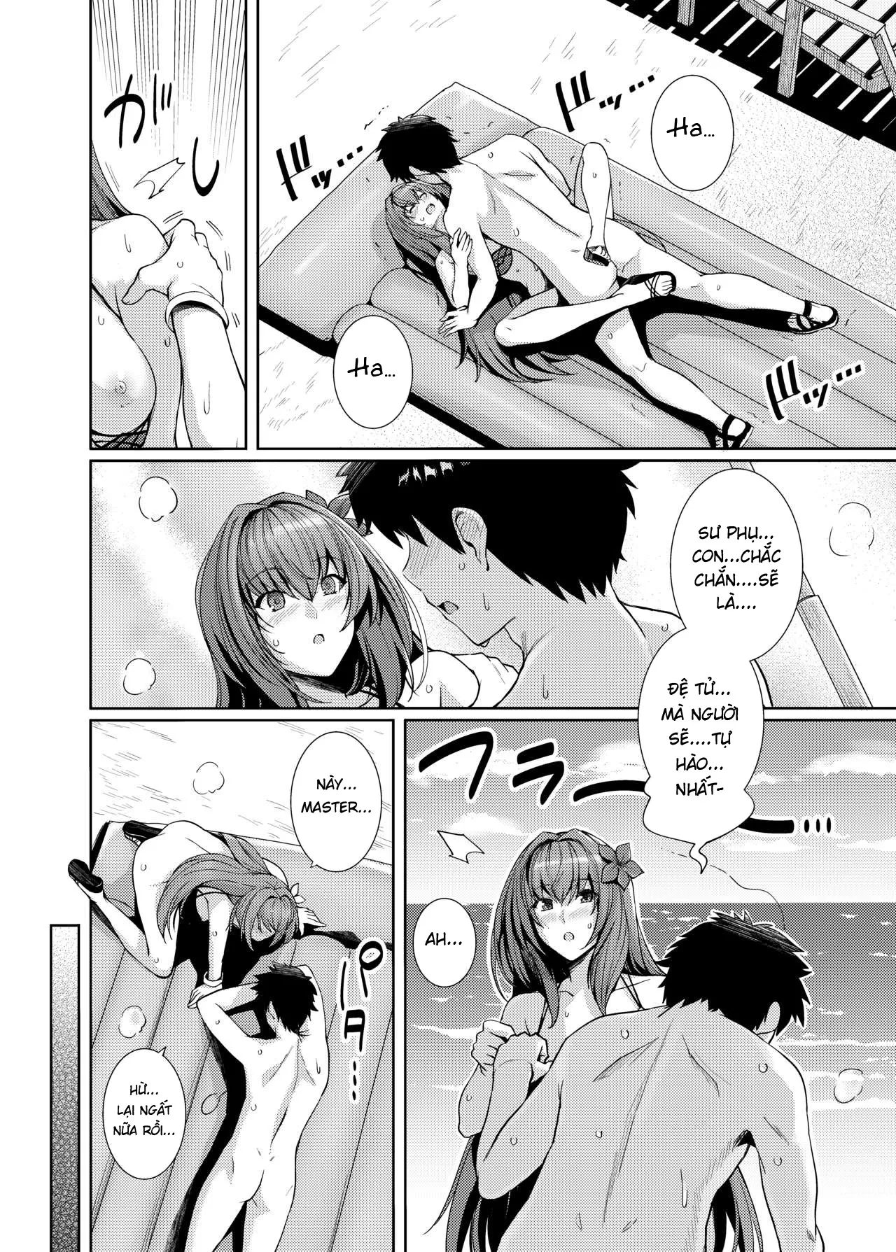 HentaiVN.net - Ảnh 21 - Mizugi Shishou to Koibito Ecchi Suru Hon - Bản không che