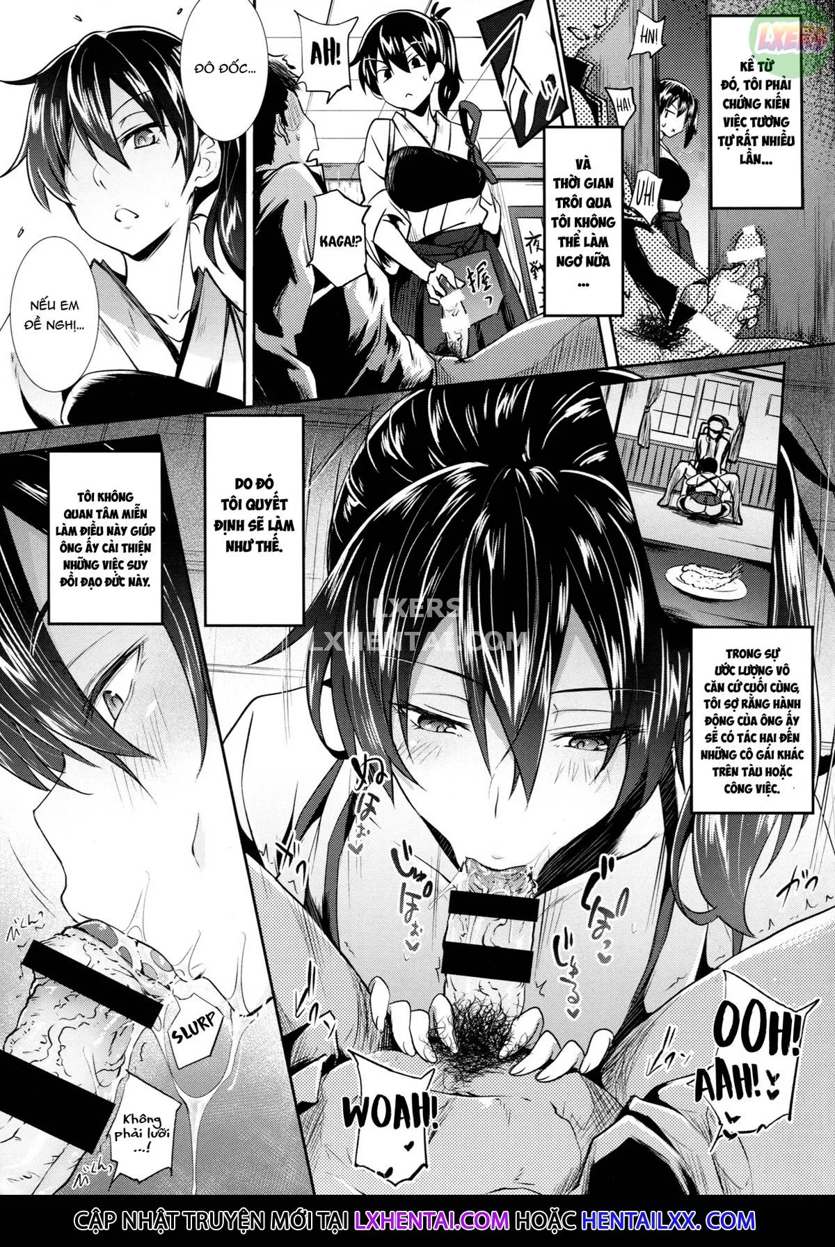HentaiVN.net - Ảnh 11 - Kaga Sakuseiroku [Kaga's Milking Diary] - Oneshot