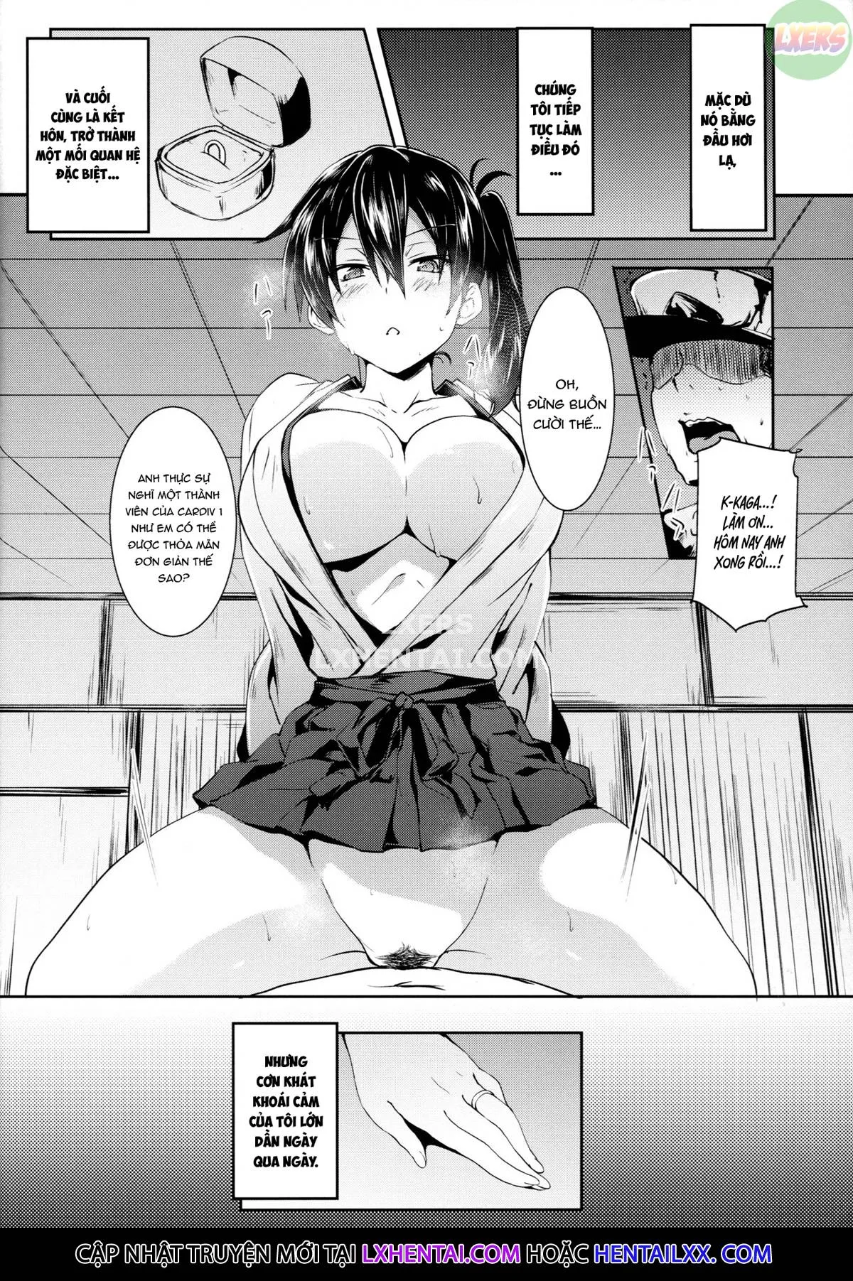 HentaiVN.net - Ảnh 26 - Kaga Sakuseiroku [Kaga's Milking Diary] - Oneshot
