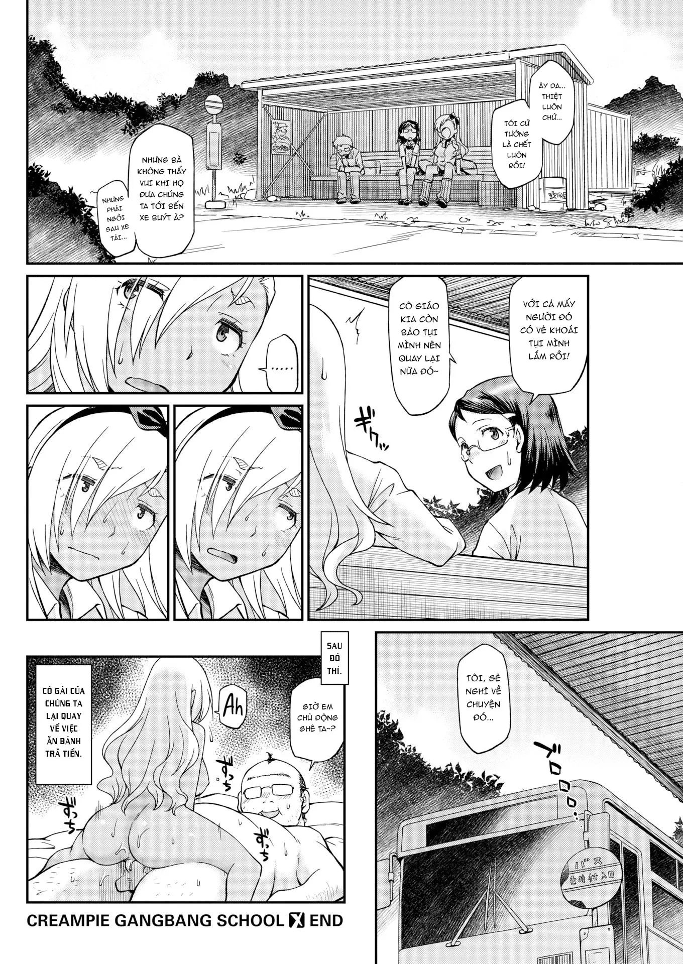 HentaiVN.net - Ảnh 32 - Ngôi trường giao lưu ...võ thuật... tập thể phun tinh ngập lồn - Oneshot