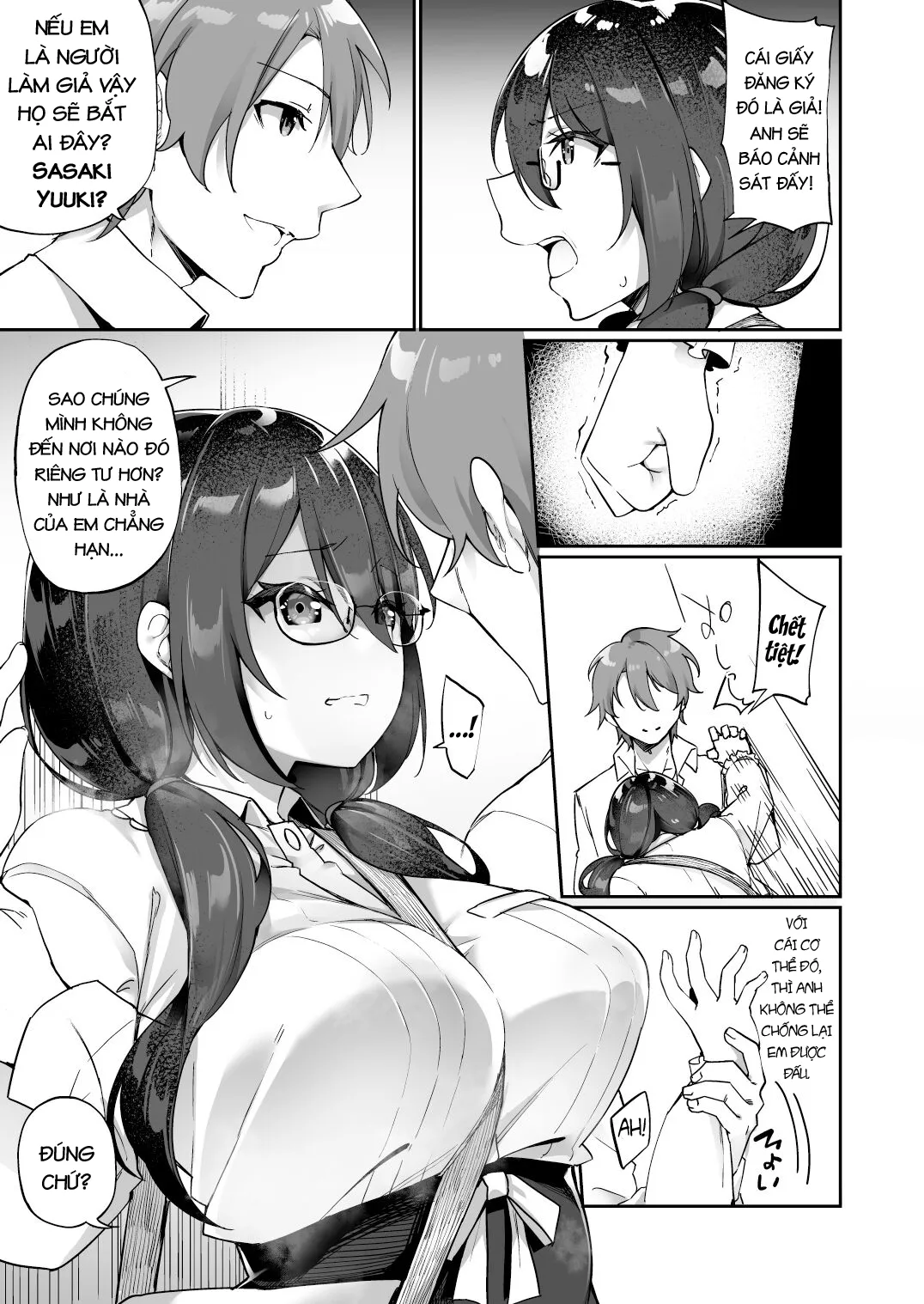HentaiVN.net - Ảnh 10 - Boku No Koe O Kiku Dake De Hatsujou Shichau Yandere Kyonyuu Kouhai Ni Karada O Irekaerarete Shimatta! - Oneshot