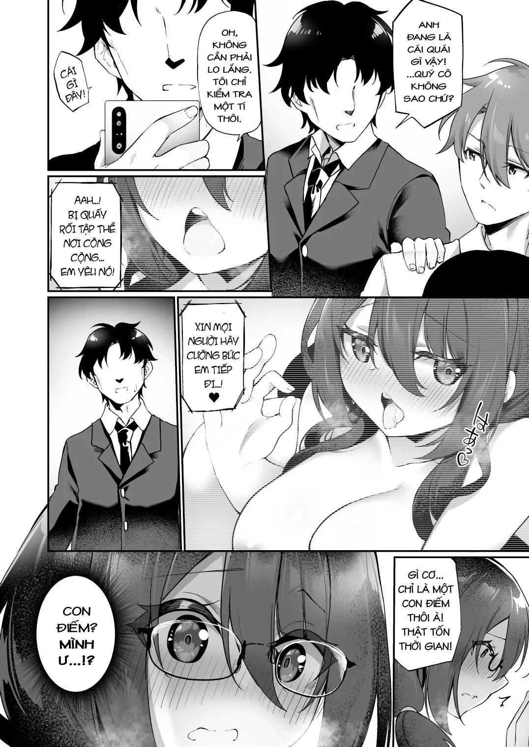 HentaiVN.net - Ảnh 15 - Boku No Koe O Kiku Dake De Hatsujou Shichau Yandere Kyonyuu Kouhai Ni Karada O Irekaerarete Shimatta! - Oneshot