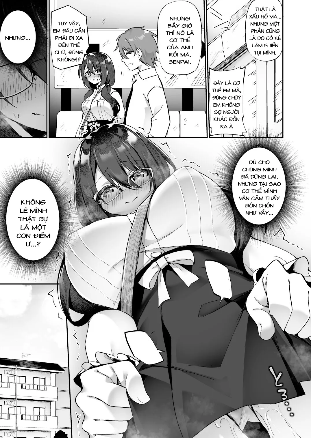 HentaiVN.net - Ảnh 16 - Boku No Koe O Kiku Dake De Hatsujou Shichau Yandere Kyonyuu Kouhai Ni Karada O Irekaerarete Shimatta! - Oneshot