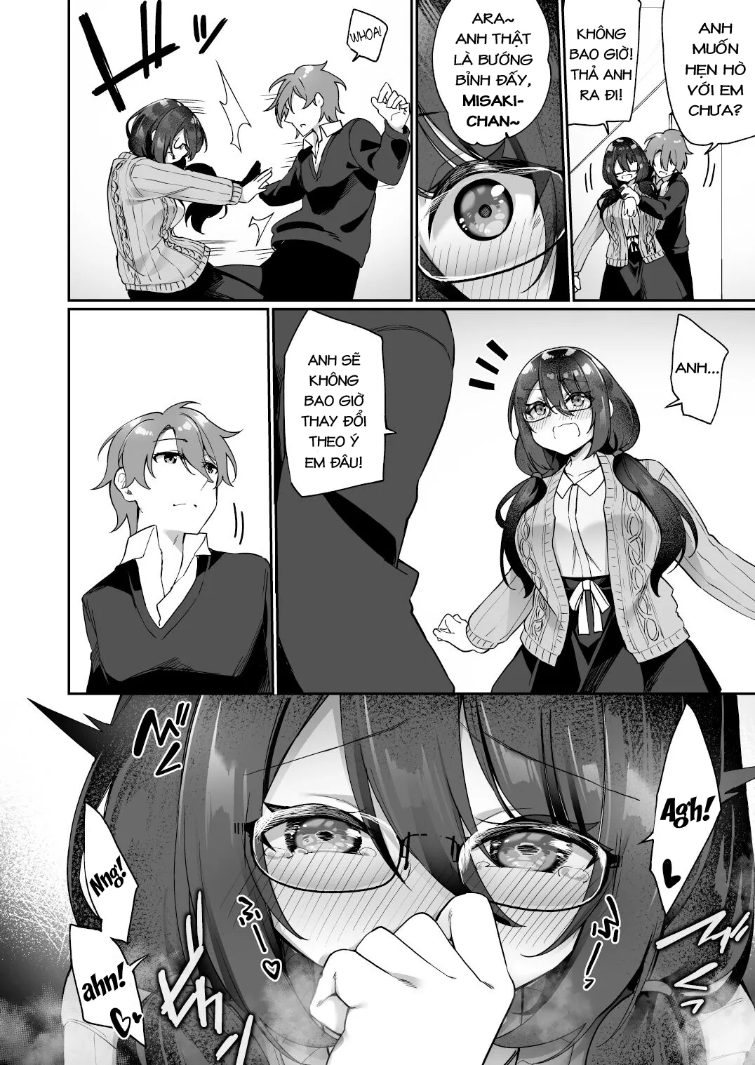 HentaiVN.net - Ảnh 23 - Boku No Koe O Kiku Dake De Hatsujou Shichau Yandere Kyonyuu Kouhai Ni Karada O Irekaerarete Shimatta! - Oneshot