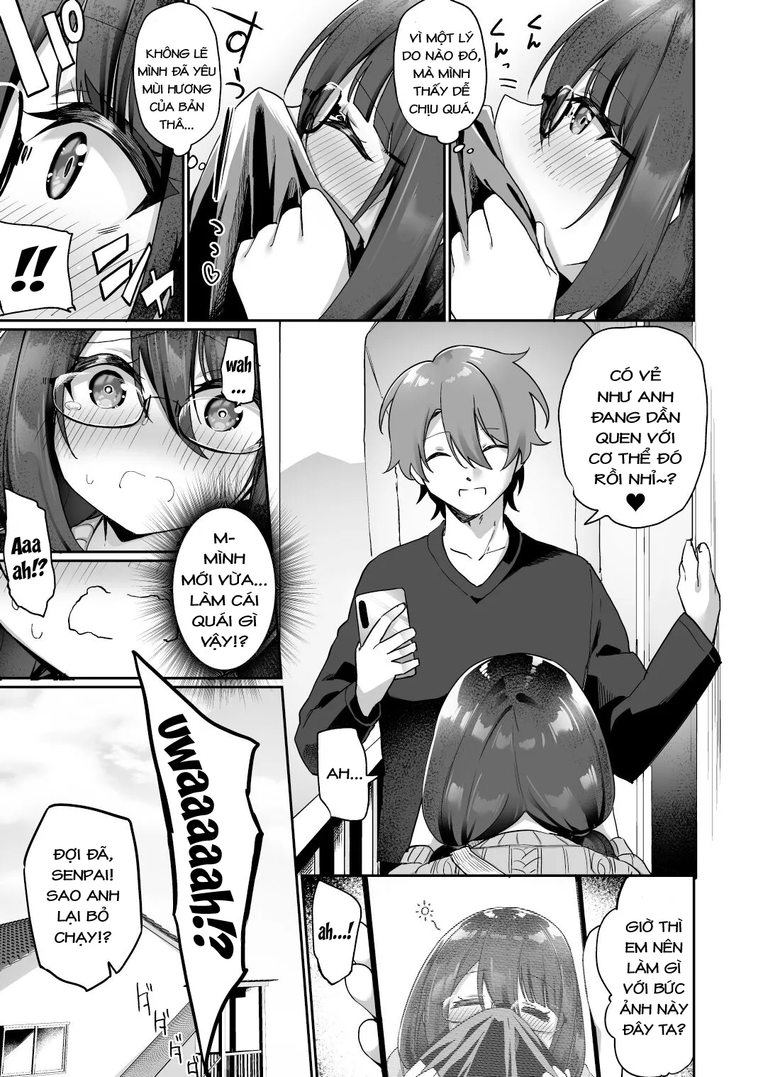 HentaiVN.net - Ảnh 26 - Boku No Koe O Kiku Dake De Hatsujou Shichau Yandere Kyonyuu Kouhai Ni Karada O Irekaerarete Shimatta! - Oneshot