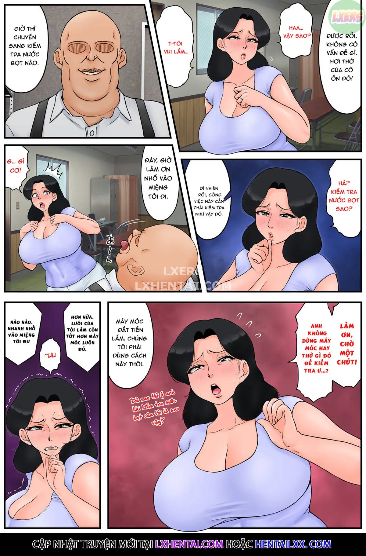 HentaiVN.net - Ảnh 10 - It Seems My Mom Is Getting Sexually Harassed At Work [Haha Ga Part-Saki De Sekuhara Saremakutterurashii.] - Oneshot
