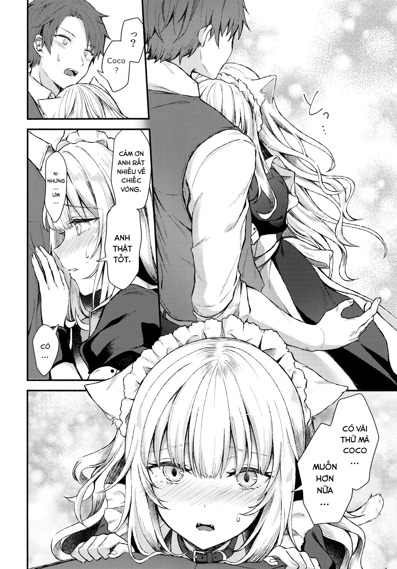 HentaiVN.net - Ảnh 9 - Nàng mèo hầu gái. [Moto Dorei no Nekomimi Maid to Shiawase Ecchi Suru Hon] - Oneshot