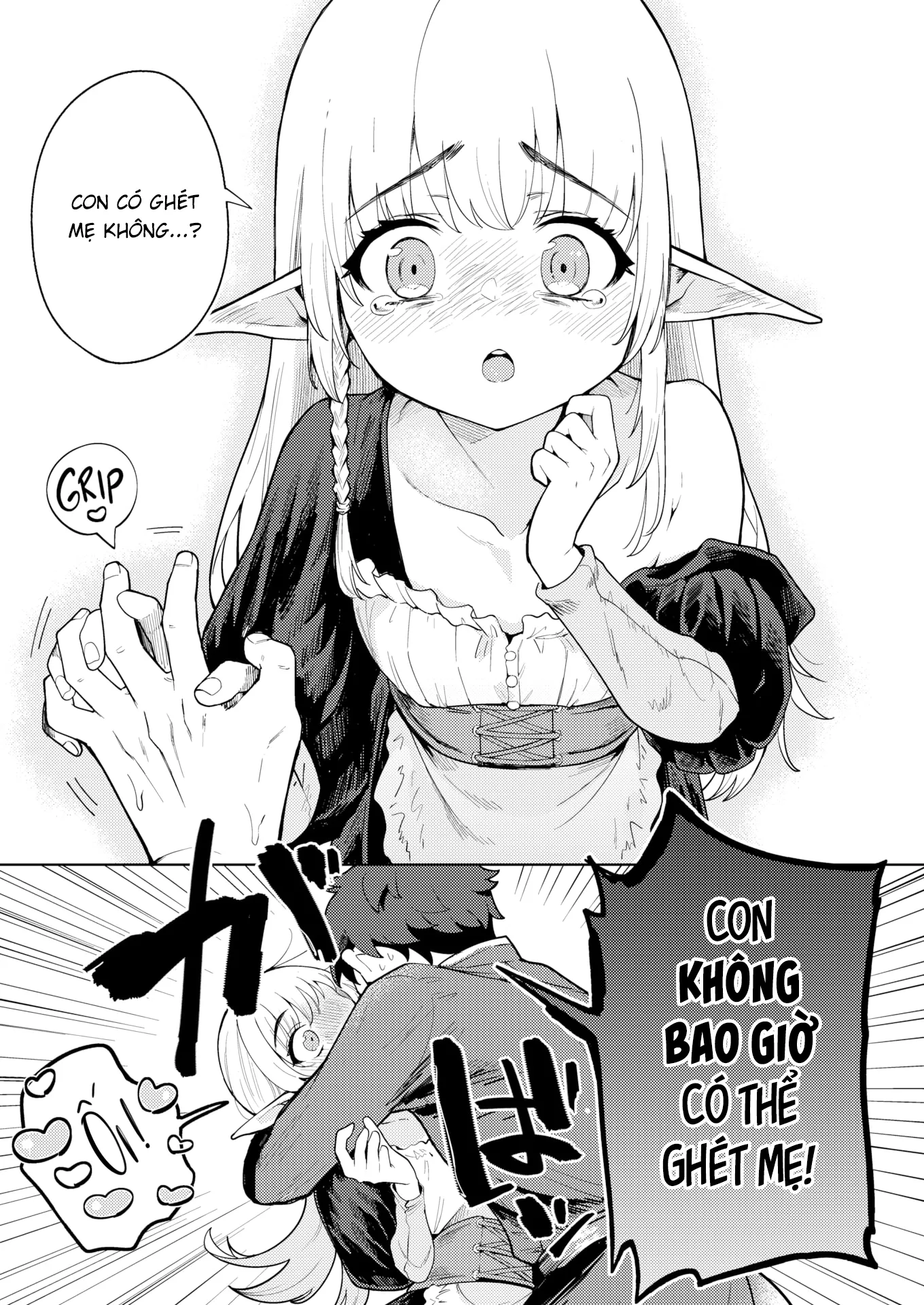 HentaiVN.net - Ảnh 10 - My Elven Foster Mom Loves Me So Much That She Won't Let Me Go on Adventures! - Oneshot