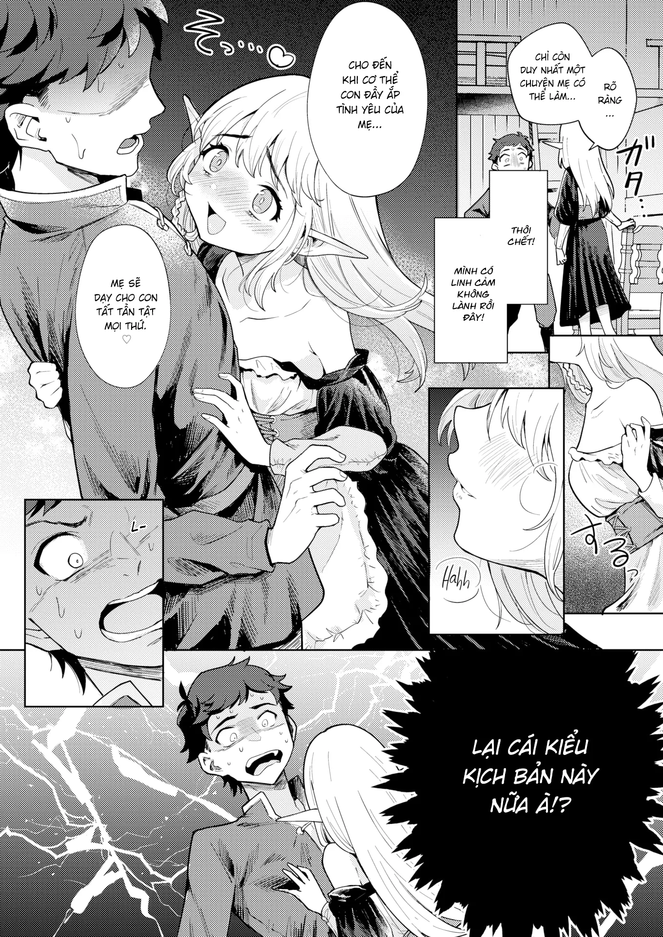 HentaiVN.net - Ảnh 6 - My Elven Foster Mom Loves Me So Much That She Won't Let Me Go on Adventures! - Oneshot