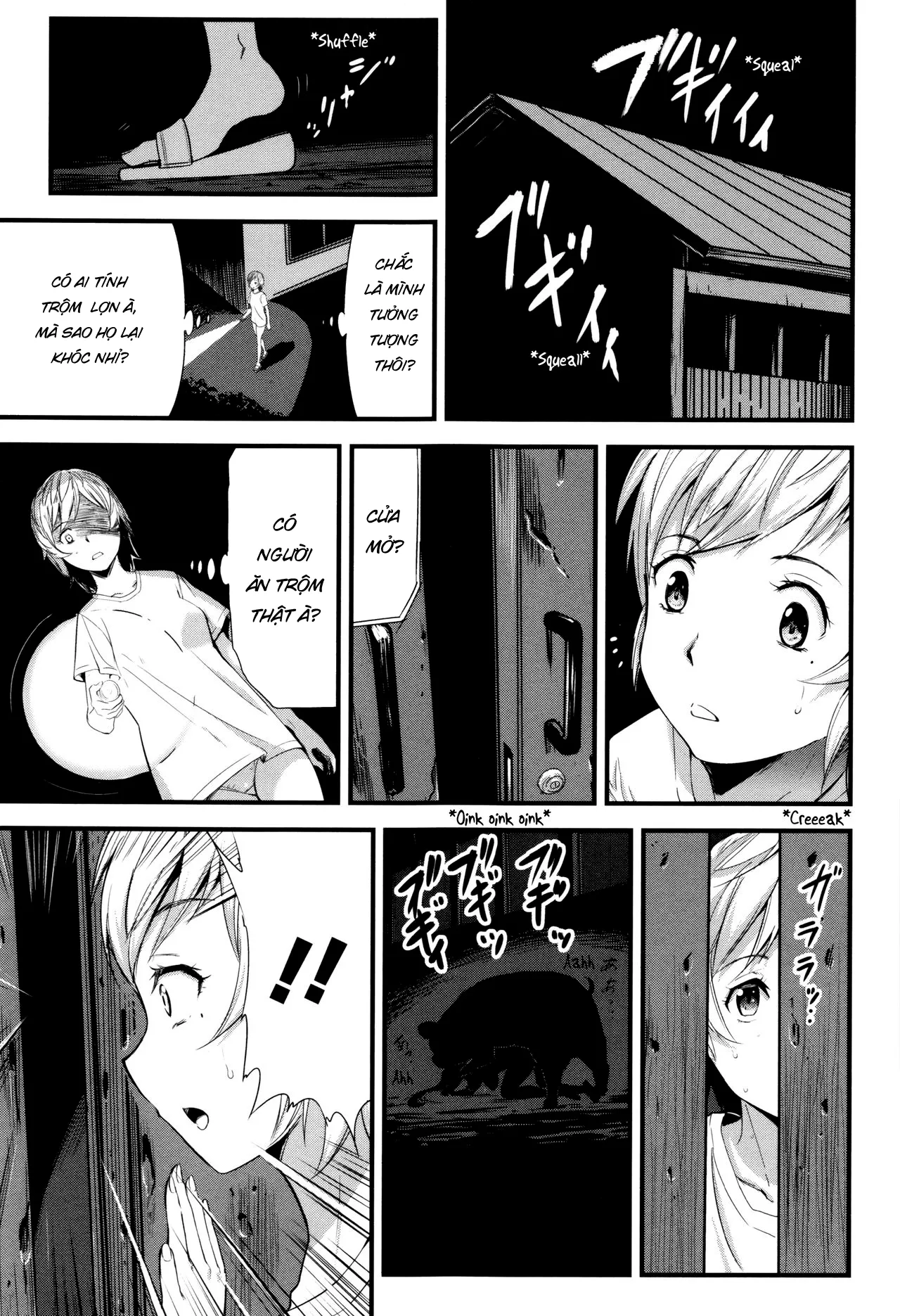HentaiVN.net - Ảnh 7 - Mẹ con nhà lợn [Oyako Tonsha | Mother/Daughter Pigsty] - Oneshot