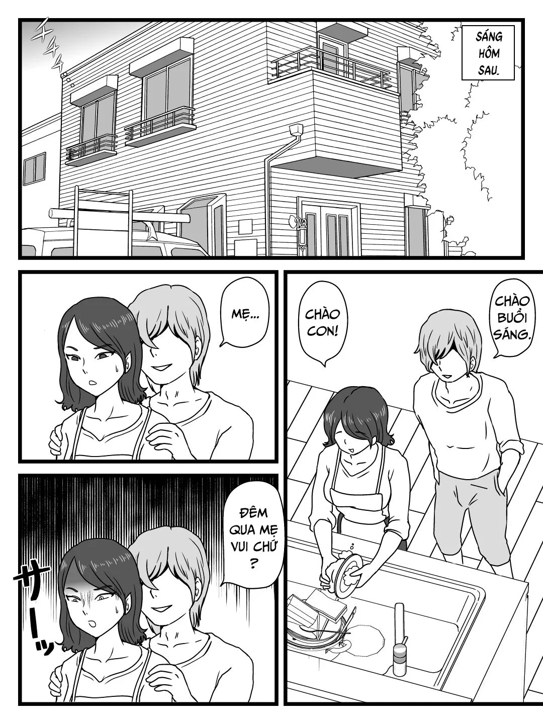 HentaiVN.net - Ảnh 24 - Điều mẹ đã làm với tôi khi dừng thời gian [Zikan wo Tometa Kaa-san ga Ore ni Shita Koto; What my mother did with me when she stops time] - Oneshot