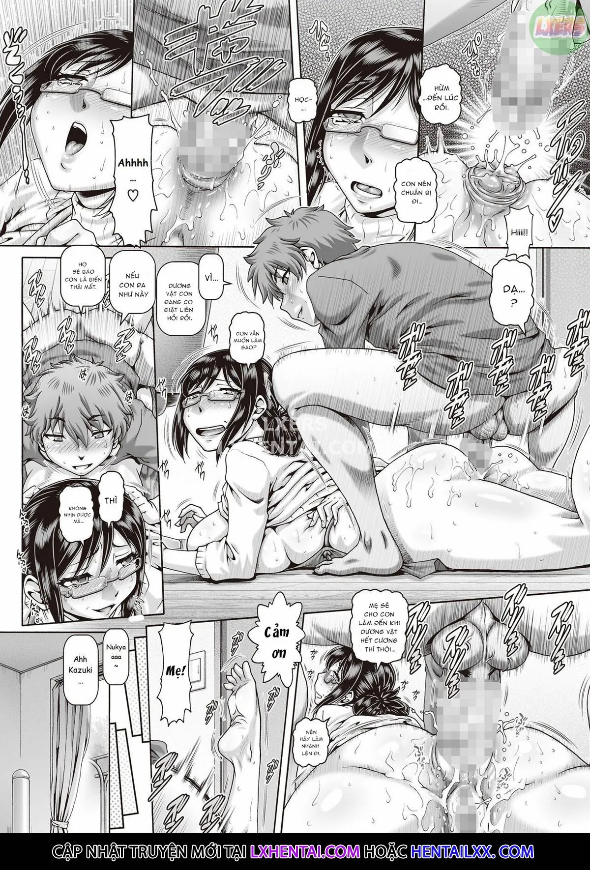 HentaiVN.net - Ảnh 13 - Okaa-San To Naisho - Oneshot