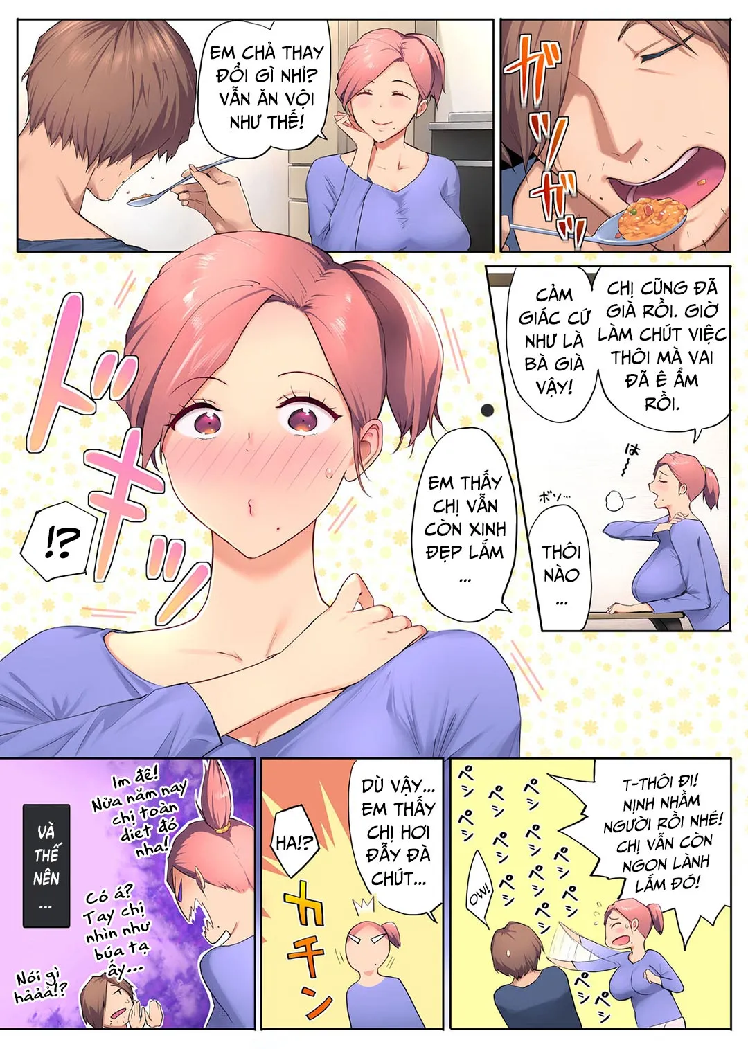 HentaiVN.net - Ảnh 12 - Chị gái mặn mà của tôi – Mối quan hệ điên rồ của chị gái và em trai [My Mature Older Sister ~The Crazy Convenient Relationship Of An Older Sister And Younger Brother In Their 30s; UreAne ~Sanjuudai Kara No Tsugou Ga Yosugiru Kyoudai Kankei~] - Chap 1