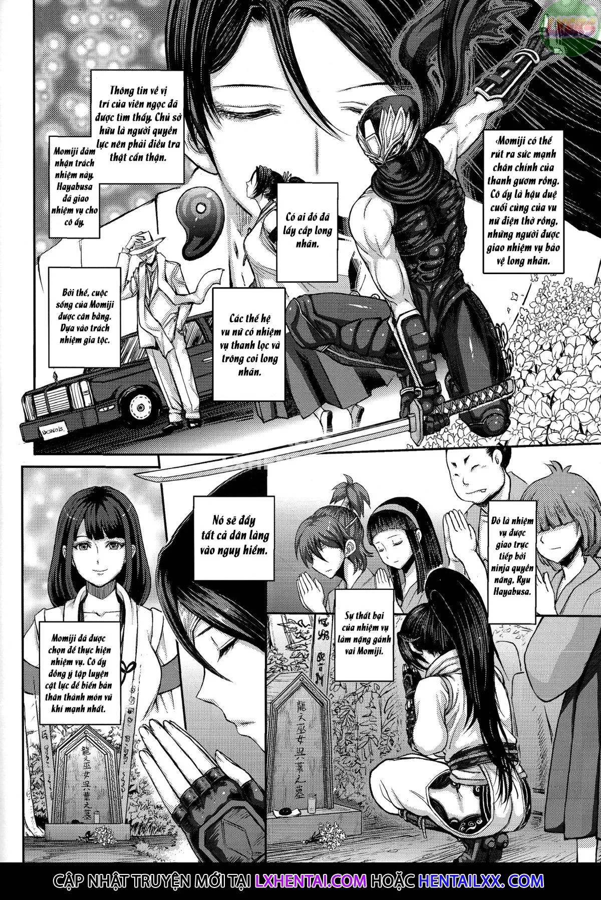 HentaiVN.net - Ảnh 15 - DOA DOA HARD CORE - Staining Momiji [DOA DOA HARD CORE Momijizome] - Oneshot