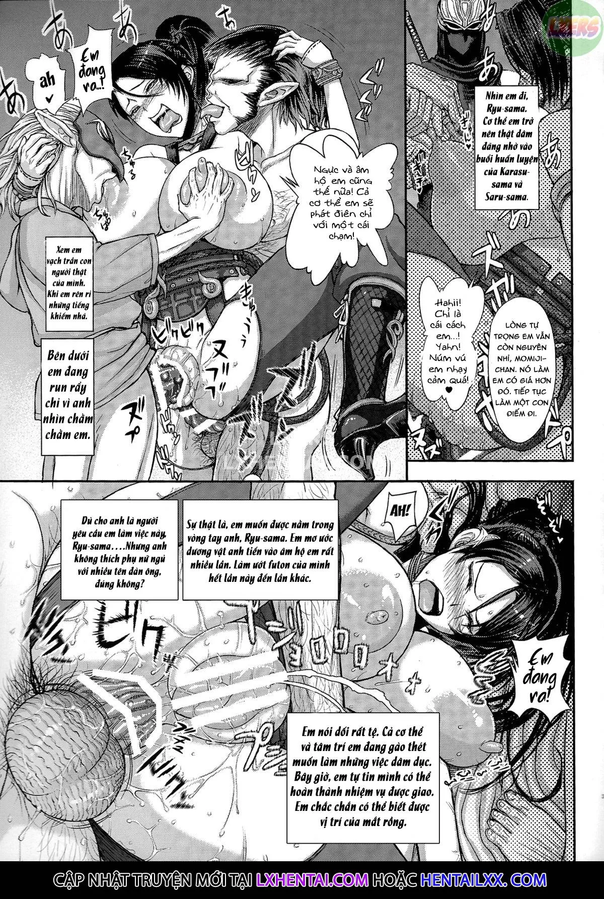 HentaiVN.net - Ảnh 36 - DOA DOA HARD CORE - Staining Momiji [DOA DOA HARD CORE Momijizome] - Oneshot