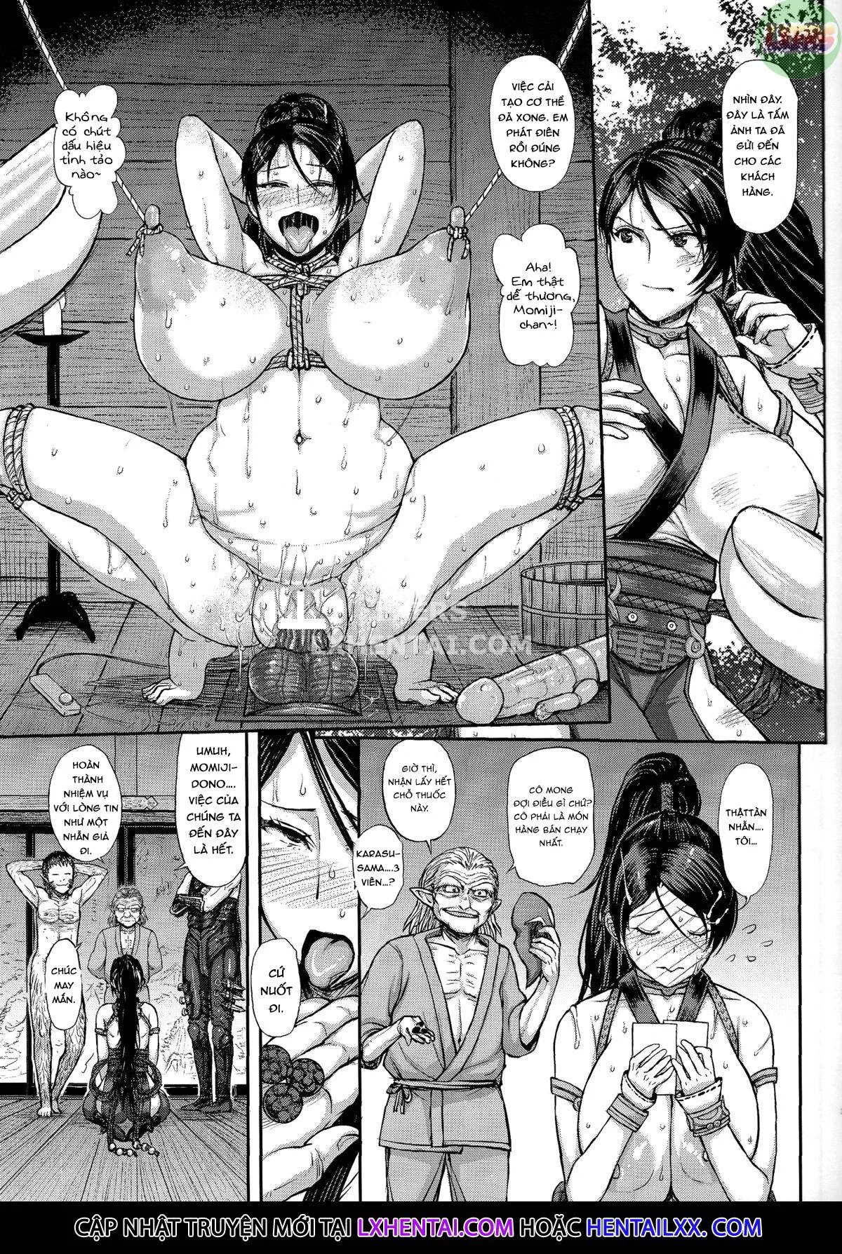 HentaiVN.net - Ảnh 38 - DOA DOA HARD CORE - Staining Momiji [DOA DOA HARD CORE Momijizome] - Oneshot
