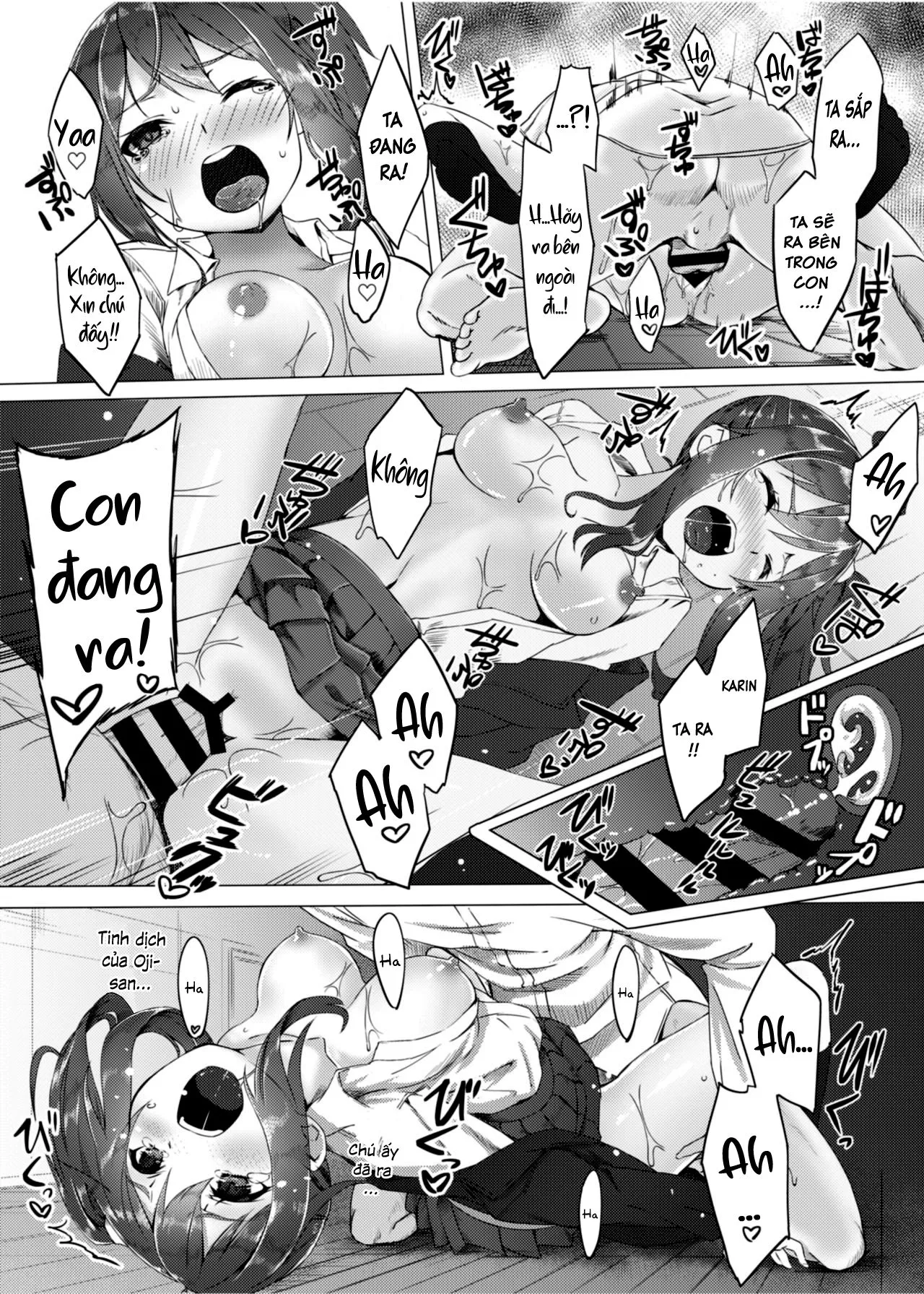 HentaiVN.net - Ảnh 11 - Nhất ký huấn luyện bé Karin tại nhà [Ikuta Karin Nankin Choukyou Nikki ; Niece Breeding] - Oneshot