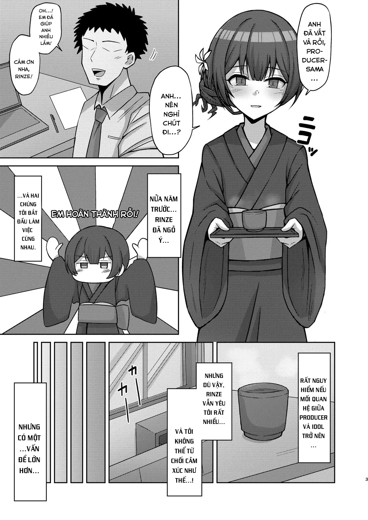 HentaiVN.net - Ảnh 3 - Ham muốn tình dục của Rinze Morino trỗi dậy. (THE iDOLM@STER: Shiny Colors) [Seiyoku Morimori Morino Rinze; Rinze Morino's Rising Sexual Desires] - Oneshot
