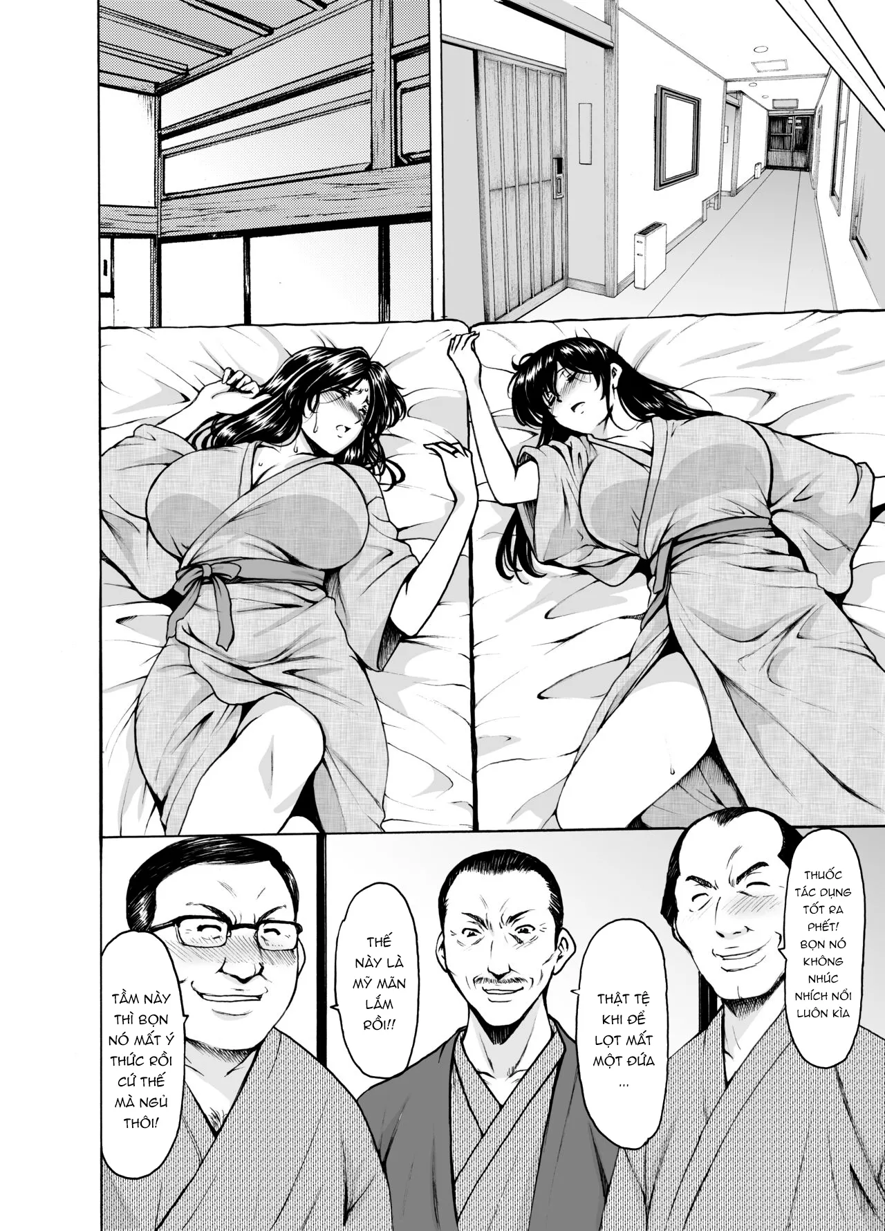HentaiVN.net - Ảnh 12 - Chuyện những quí cô ngoại tình [Married Women × 3 Yukemuri Ryojo 1] - Phần đầu