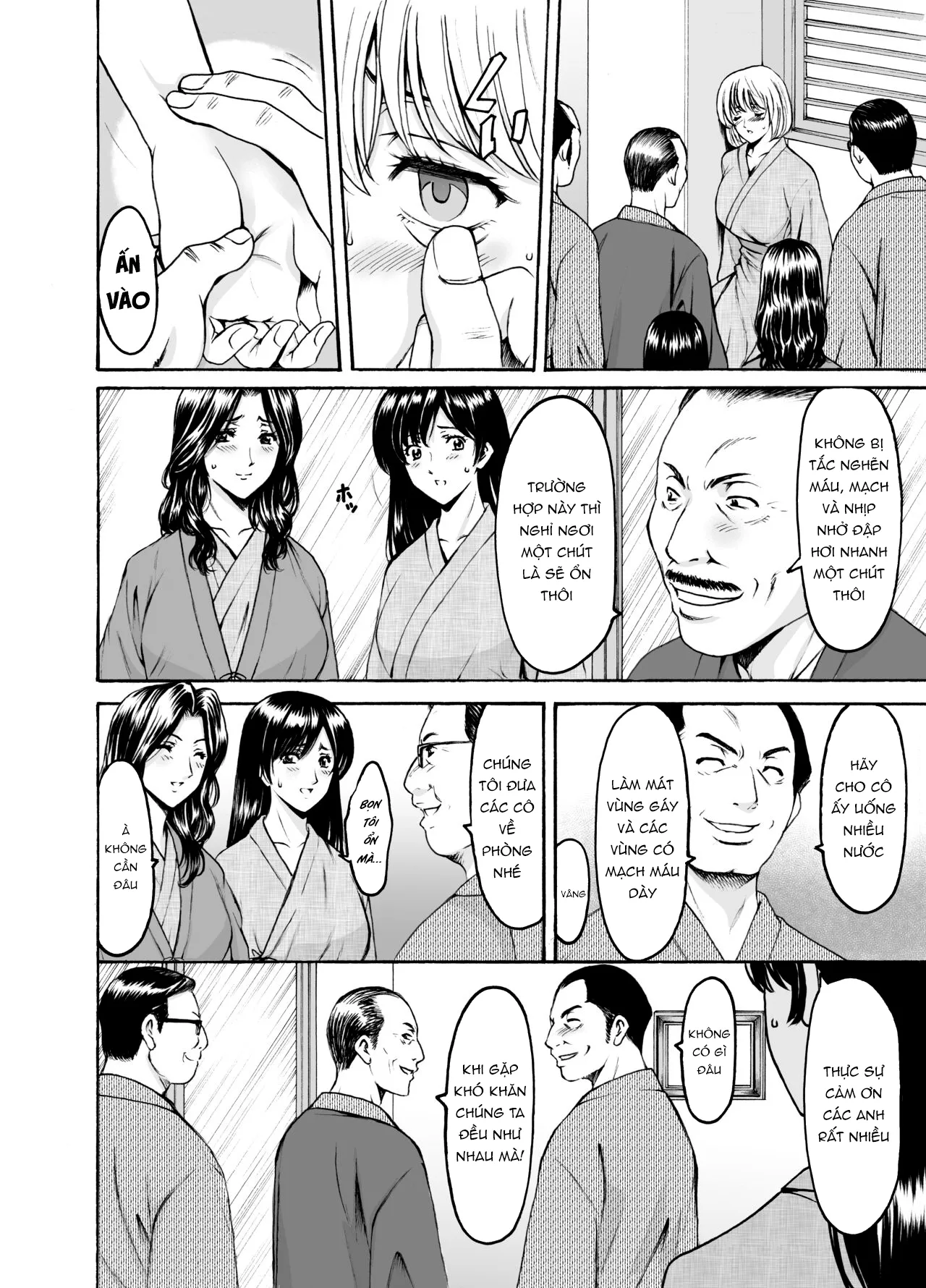 HentaiVN.net - Ảnh 6 - Chuyện những quí cô ngoại tình [Married Women × 3 Yukemuri Ryojo 1] - Phần đầu