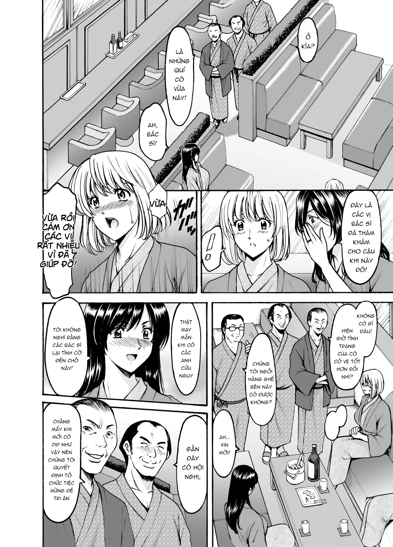 HentaiVN.net - Ảnh 8 - Chuyện những quí cô ngoại tình [Married Women × 3 Yukemuri Ryojo 1] - Phần đầu