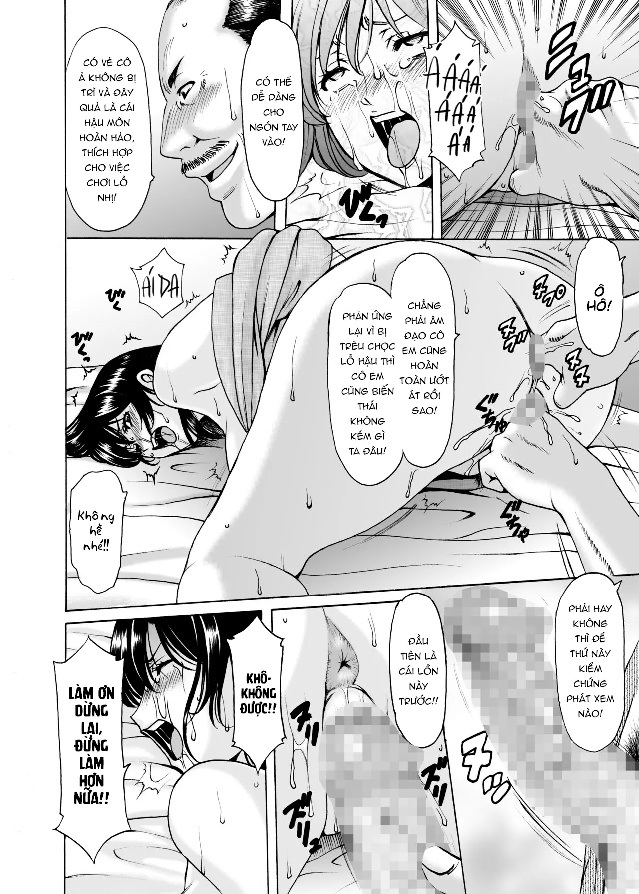 HentaiVN.net - Ảnh 12 - Chuyện những quí cô ngoại tình [Married Women × 3 Yukemuri Ryojo 1] - Có lẽ sẽ còn tiếp?