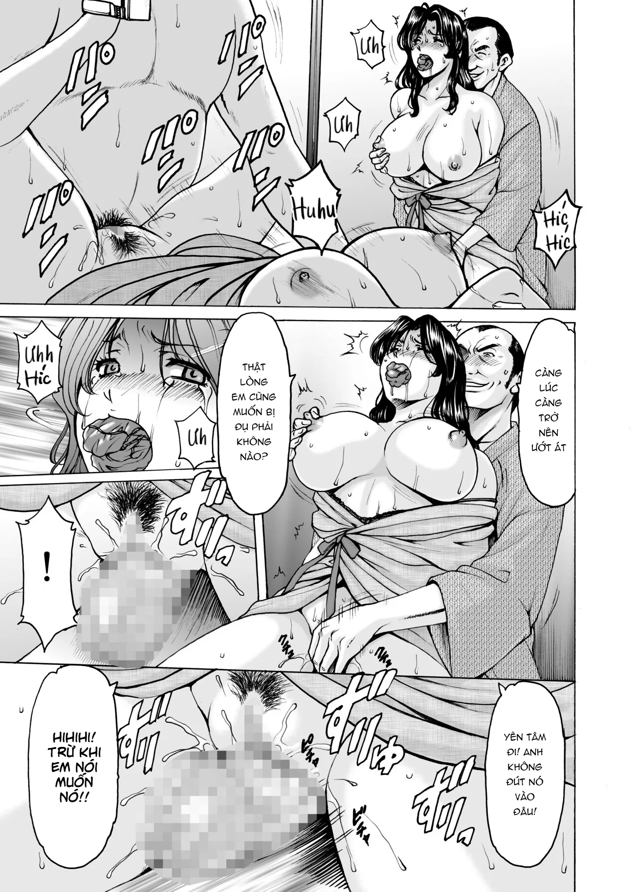 HentaiVN.net - Ảnh 25 - Chuyện những quí cô ngoại tình [Married Women × 3 Yukemuri Ryojo 1] - Có lẽ sẽ còn tiếp?