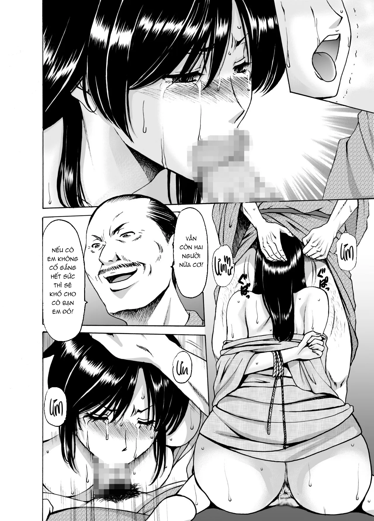 HentaiVN.net - Ảnh 4 - Chuyện những quí cô ngoại tình [Married Women × 3 Yukemuri Ryojo 1] - Có lẽ sẽ còn tiếp?
