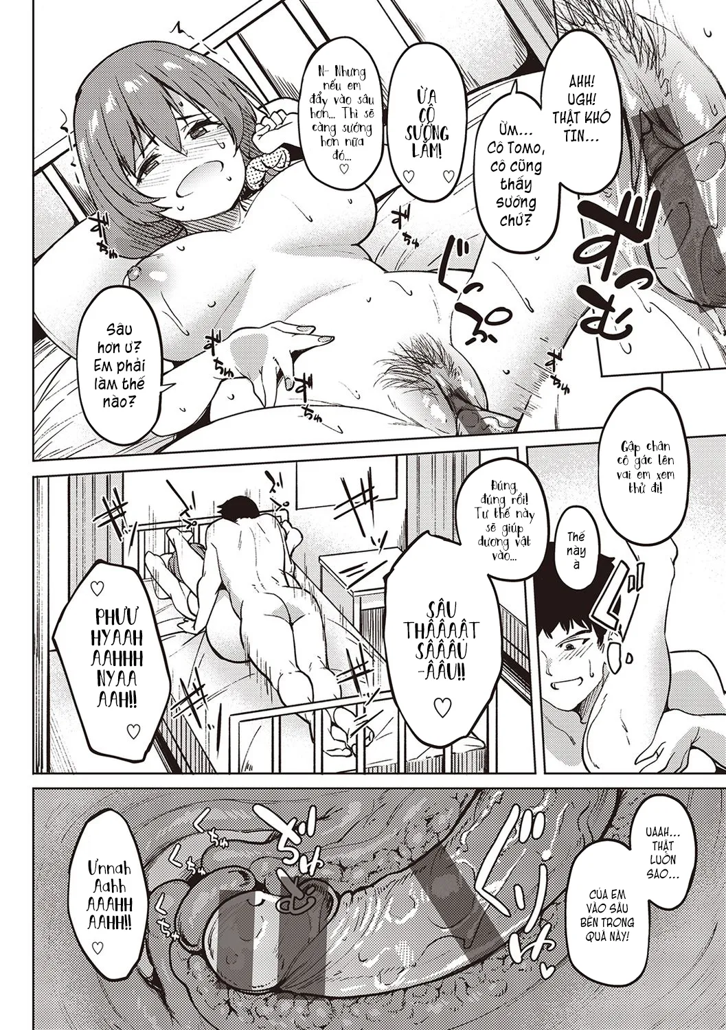 HentaiVN.net - Ảnh 20 - Cô giáo vú to mê trai trẻ [Tomo-sensei, Kanojo no Nioi] - Oneshot