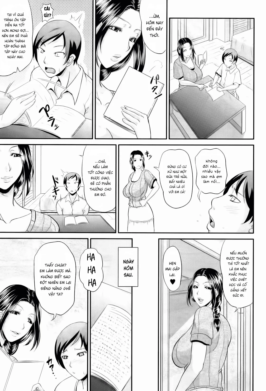 HentaiVN.net - Ảnh 16 - Cô chị hàng xóm ngày nào. [Me and Her, Now and Then] - Oneshot