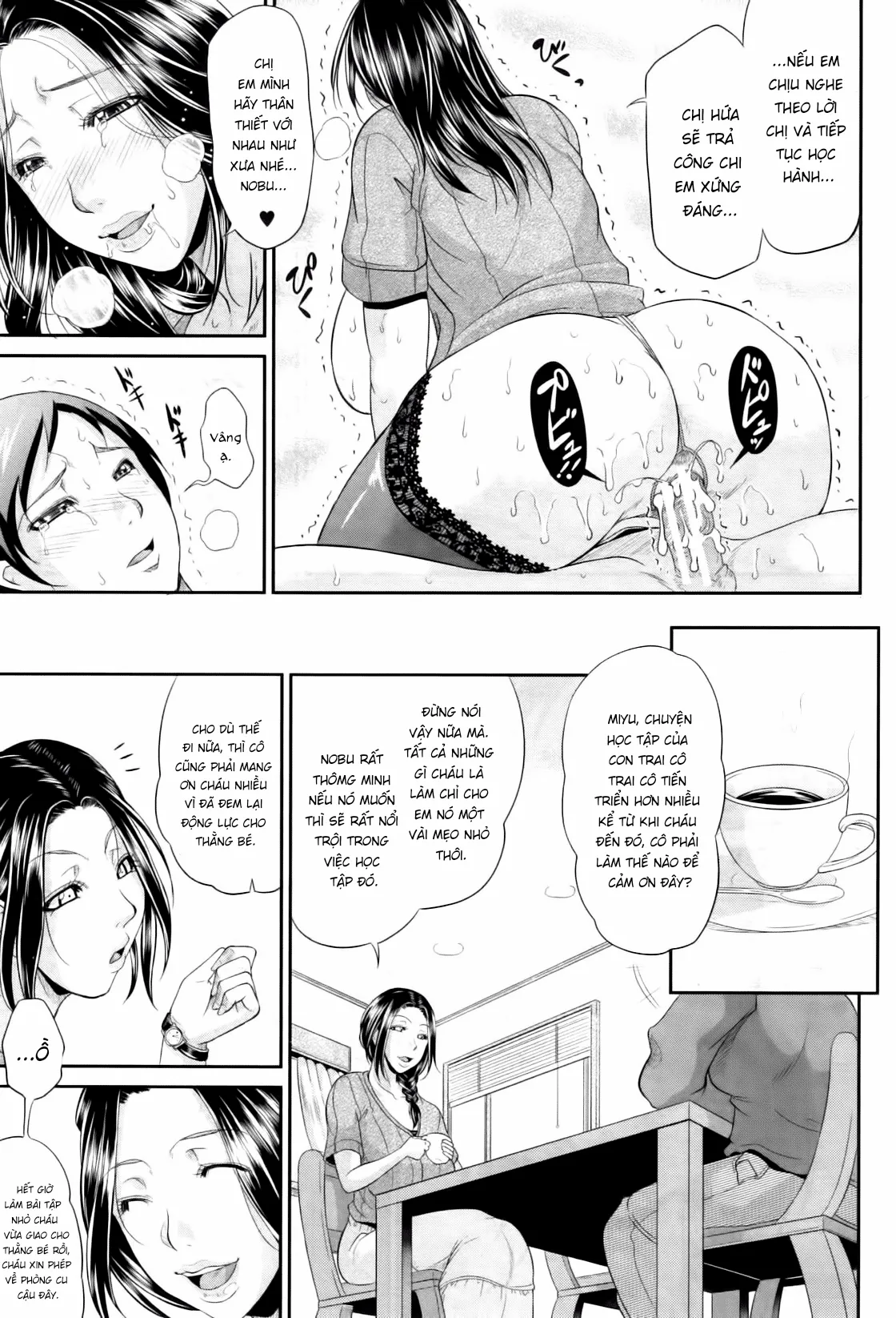 HentaiVN.net - Ảnh 28 - Cô chị hàng xóm ngày nào. [Me and Her, Now and Then] - Oneshot