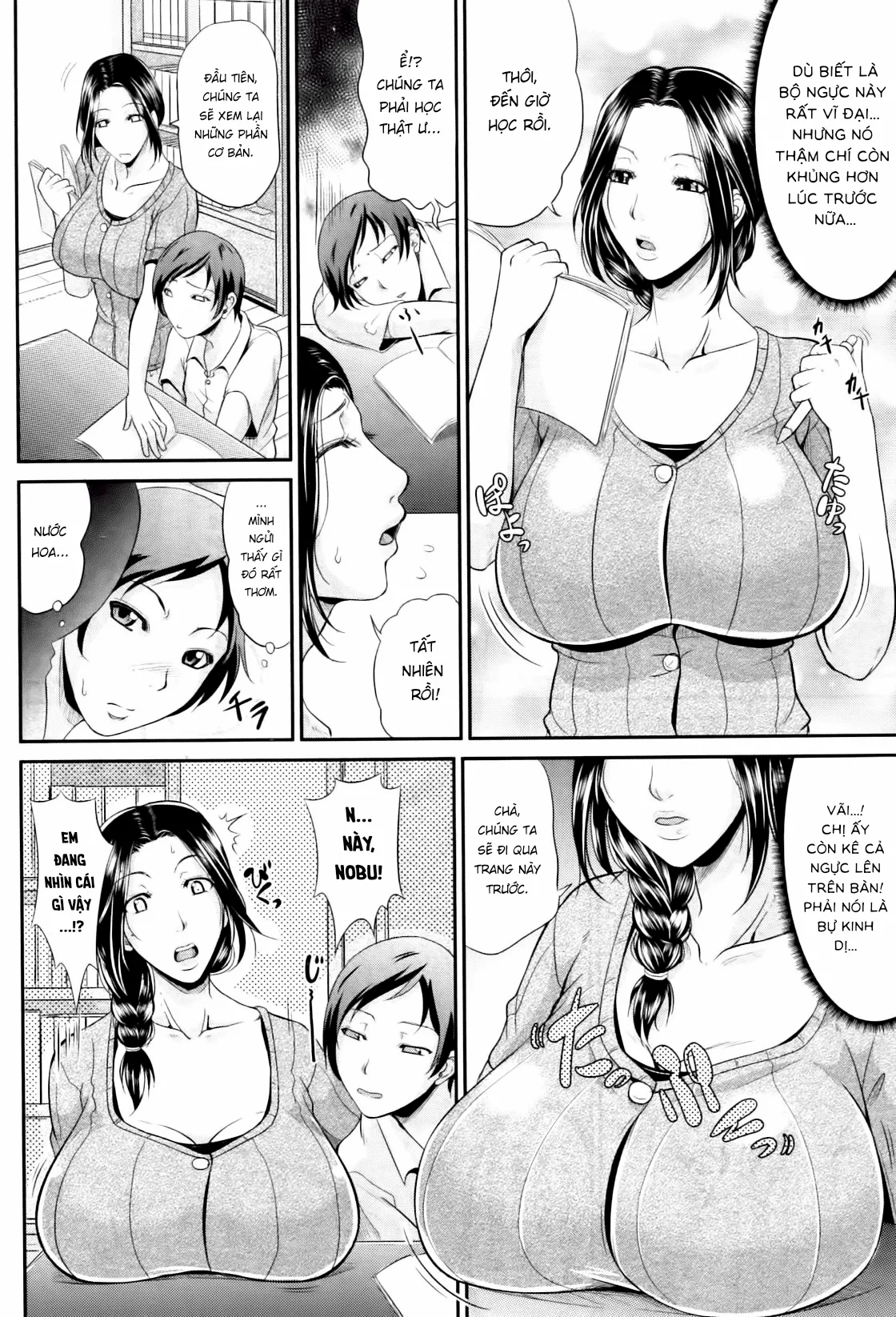 HentaiVN.net - Ảnh 5 - Cô chị hàng xóm ngày nào. [Me and Her, Now and Then] - Oneshot