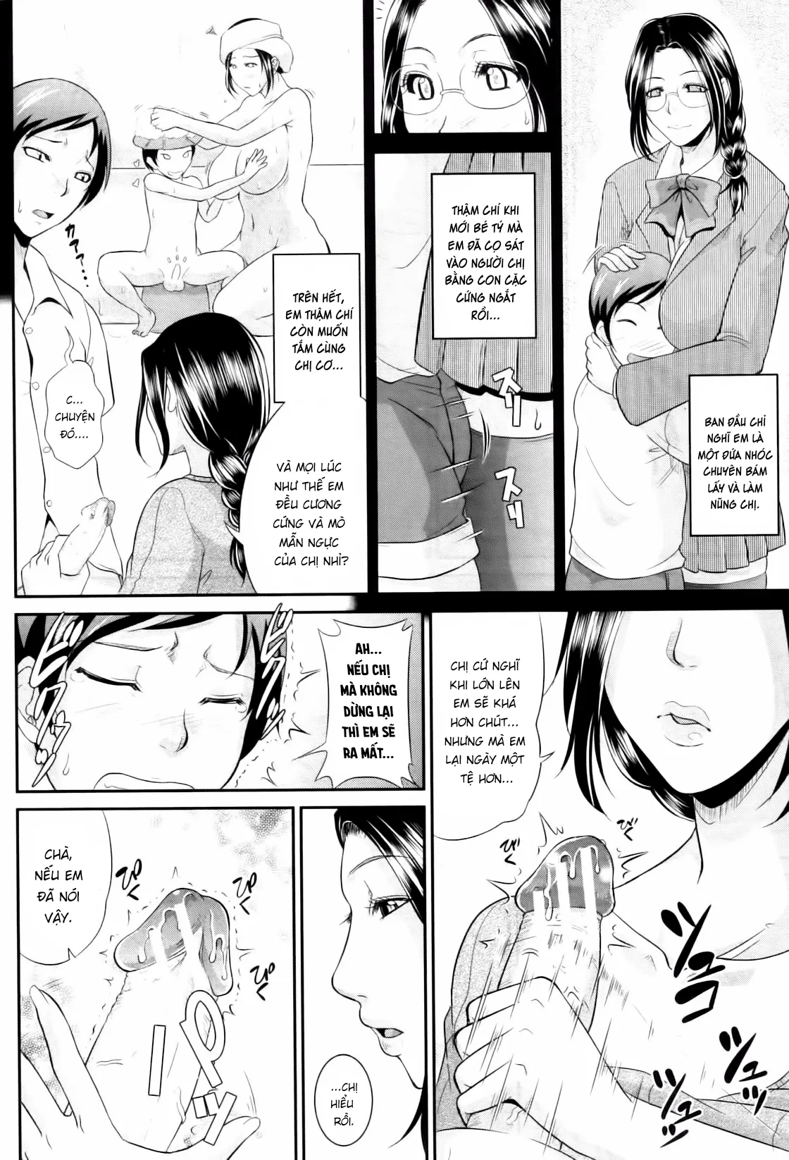 HentaiVN.net - Ảnh 9 - Cô chị hàng xóm ngày nào. [Me and Her, Now and Then] - Oneshot