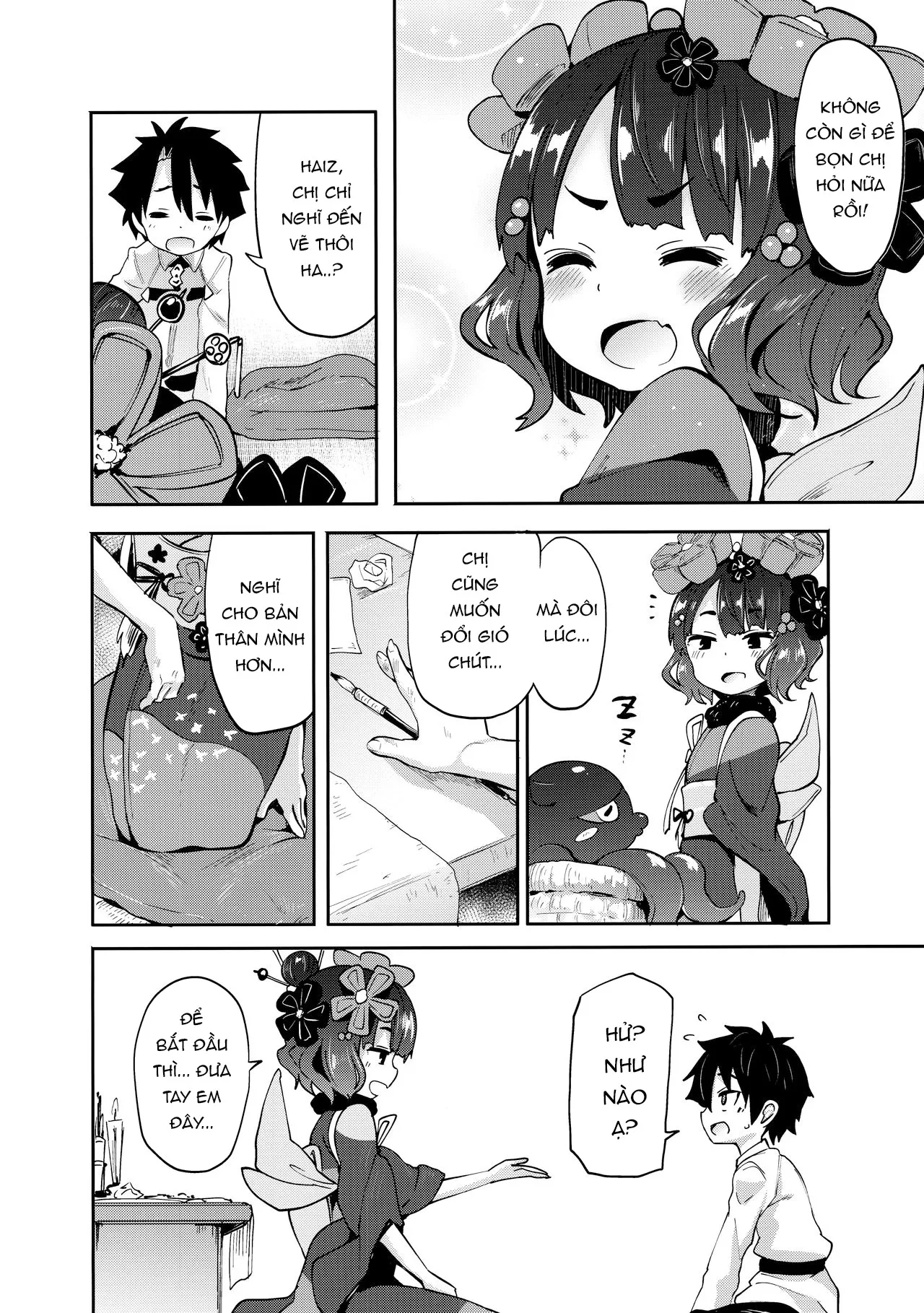 HentaiVN.net - Ảnh 5 - Master-Shota và Hokusai-chan [Shota Master-dono to Hokusai-chan; ショタますたぁ殿と北斎ちゃん] - Oneshot