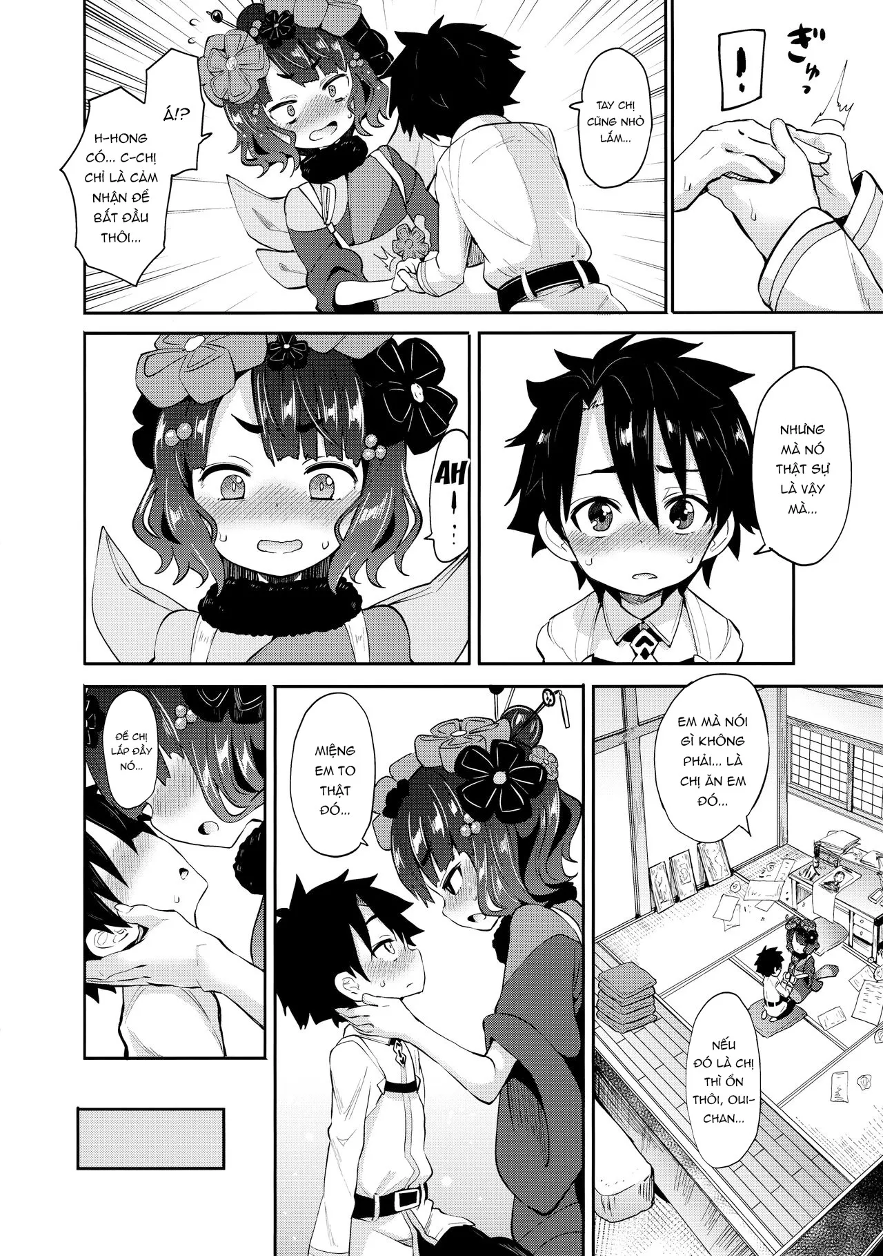 HentaiVN.net - Ảnh 7 - Master-Shota và Hokusai-chan [Shota Master-dono to Hokusai-chan; ショタますたぁ殿と北斎ちゃん] - Oneshot