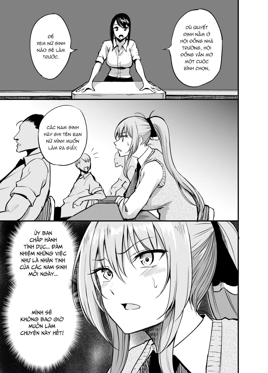 HentaiVN.net - Ảnh 3 - Ủy ban chấp hành Tình dục [Seishori Iin no Amane-san] - Like đi mấy bạn!